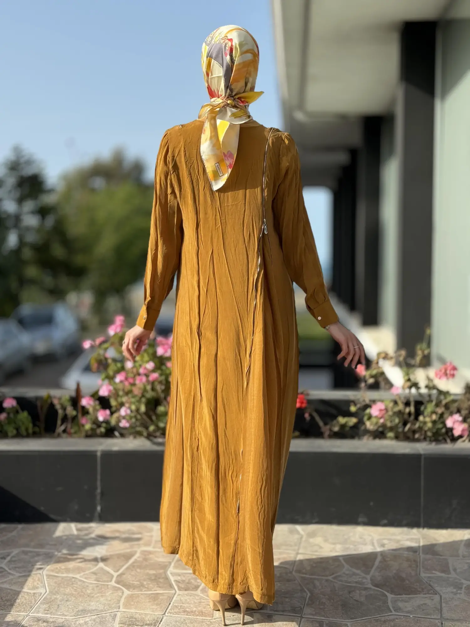 Misswhence Fermuarlı İpek Elbise 35800