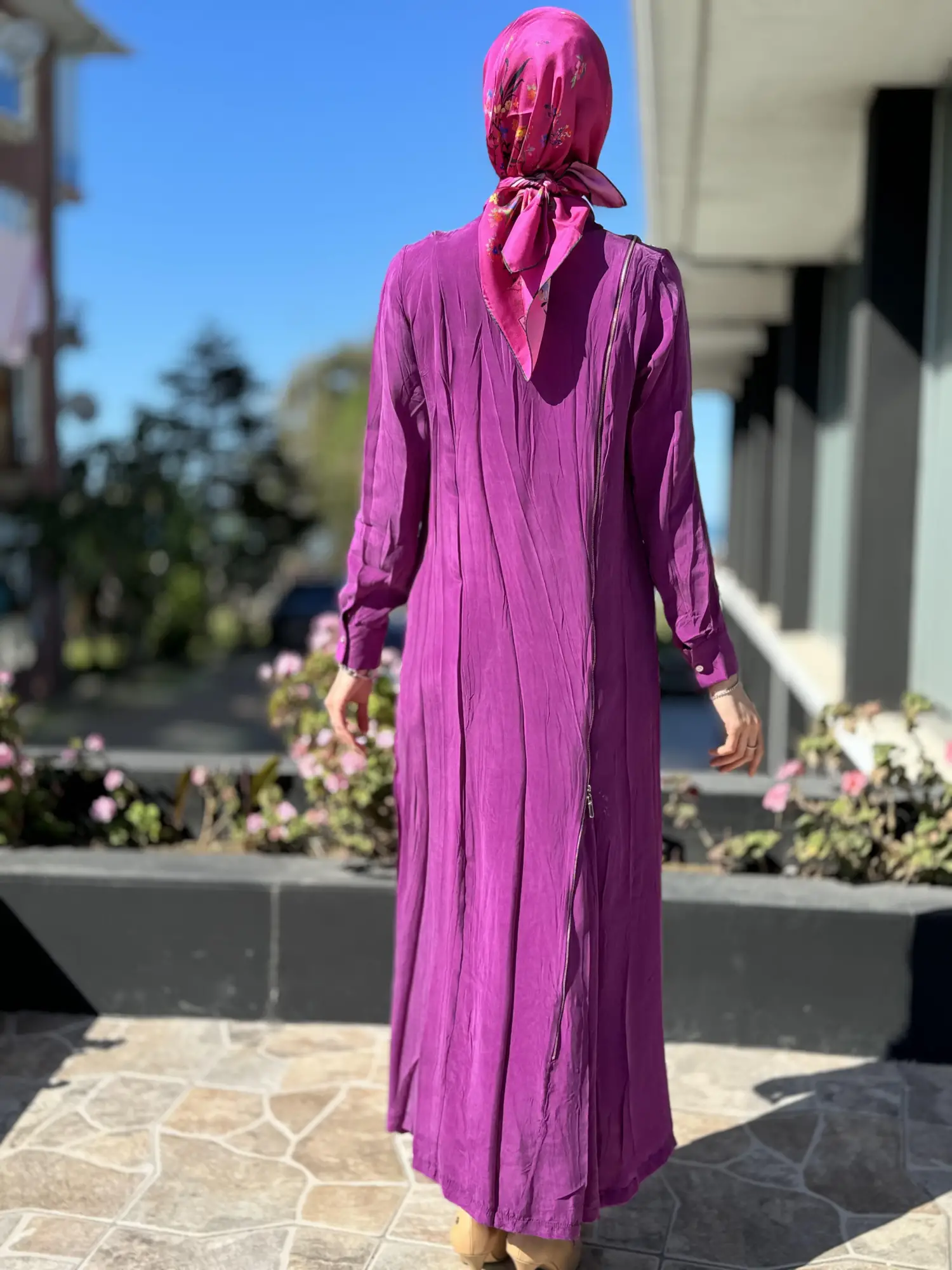 Misswhence Fermuarlı İpek Elbise 35800