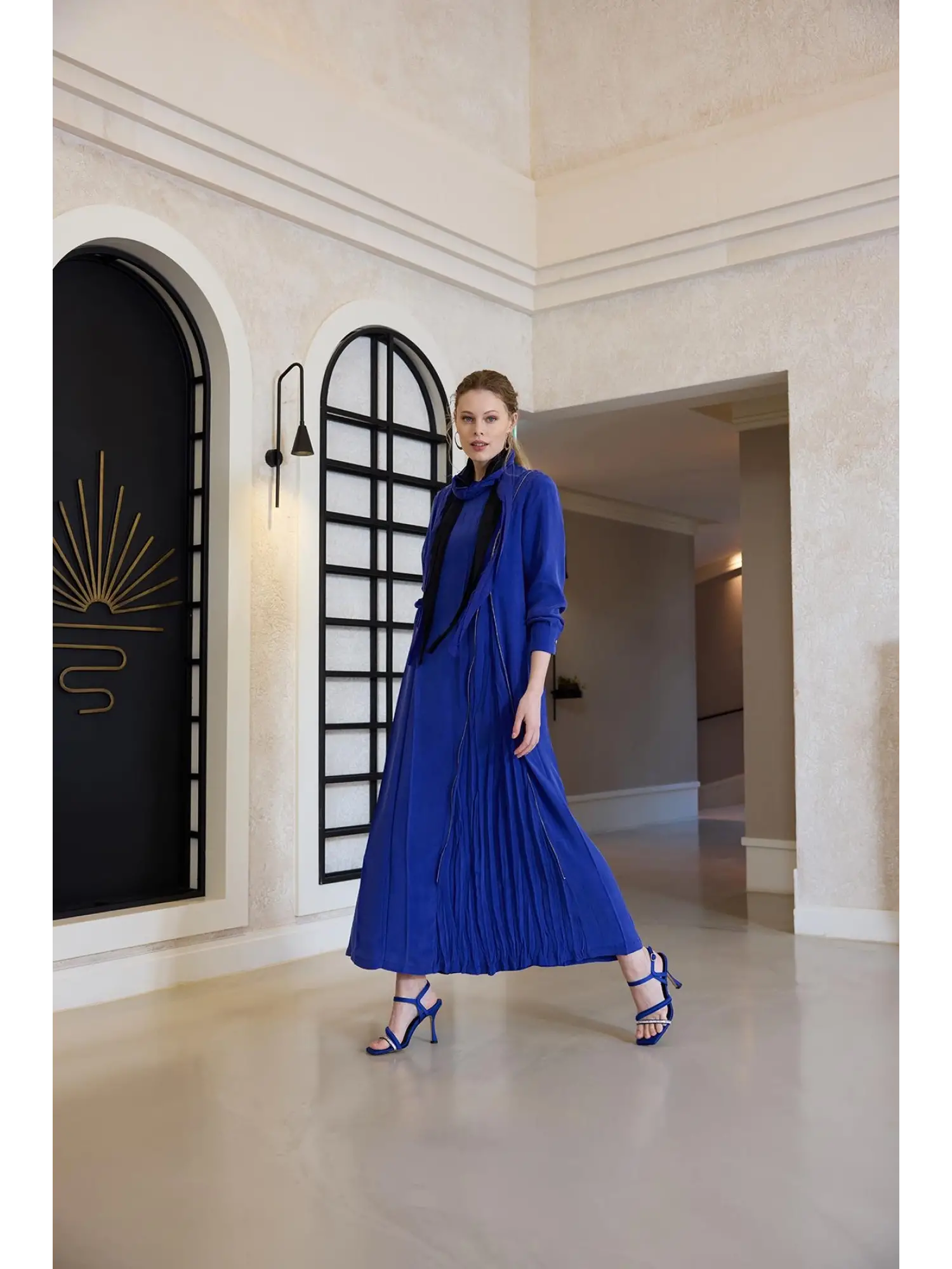 Misswhence Fermuarlı İpek Elbise 35800