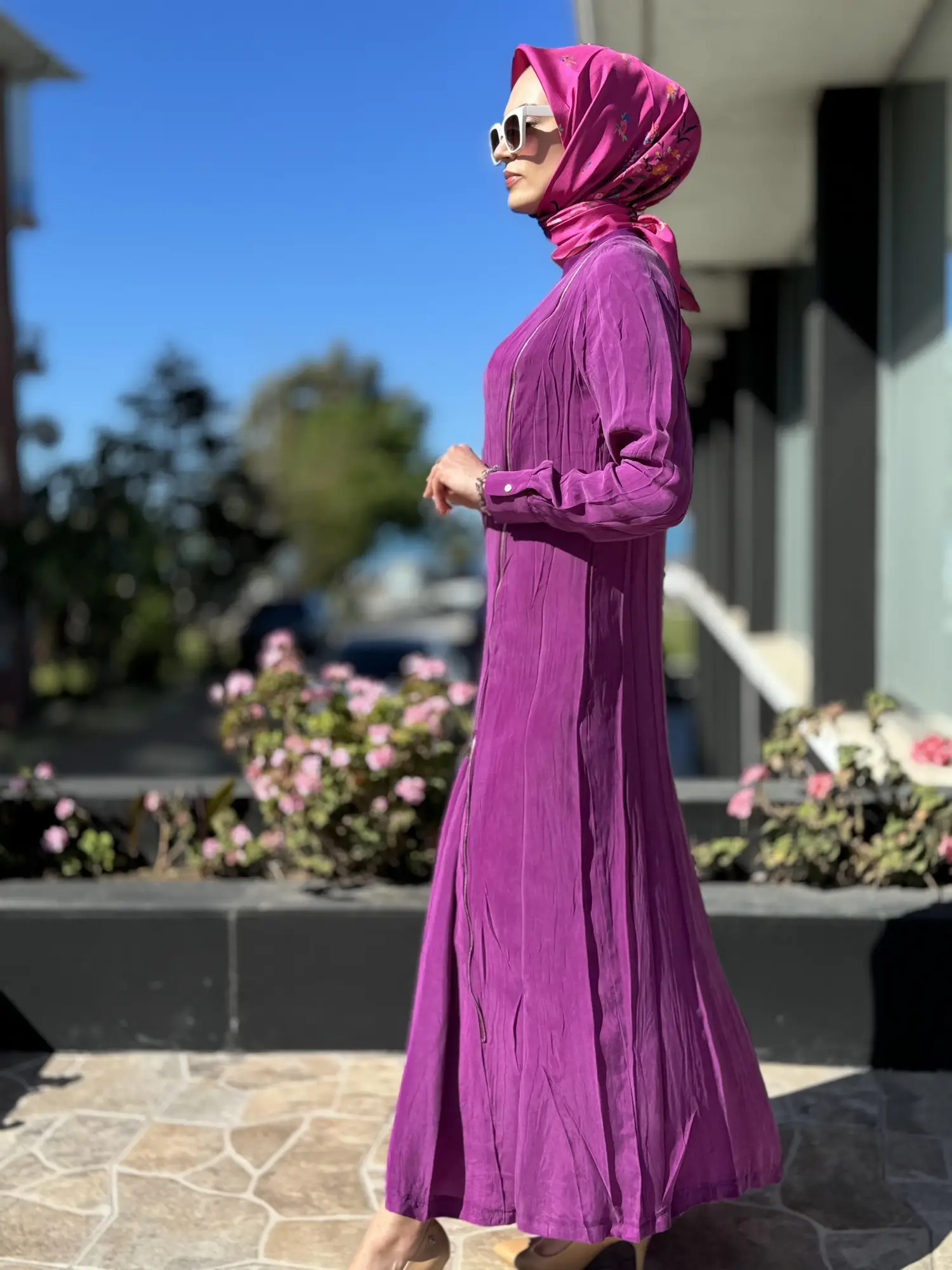 Misswhence Fermuarlı İpek Elbise 35800