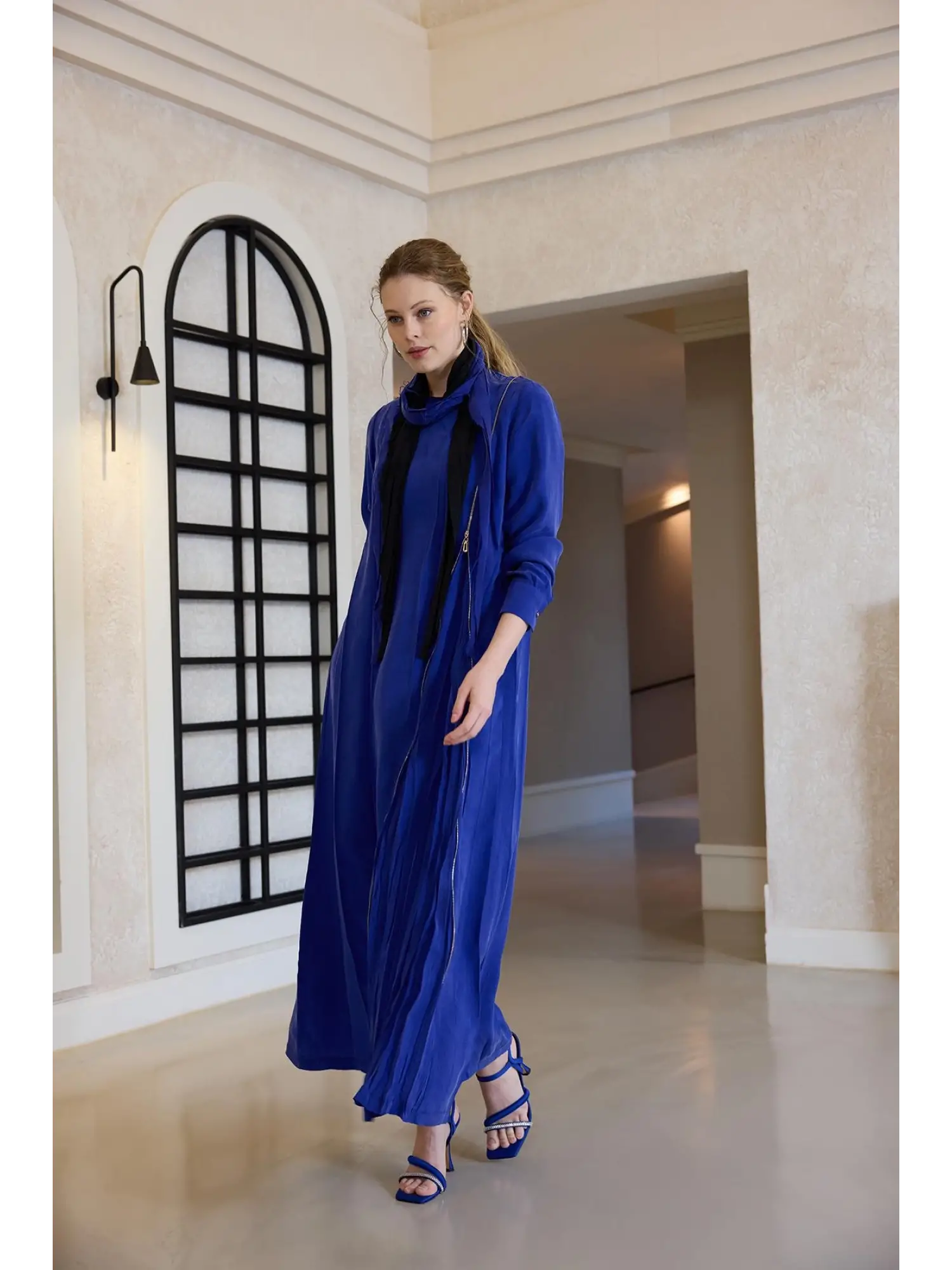 Misswhence Fermuarlı İpek Elbise 35800