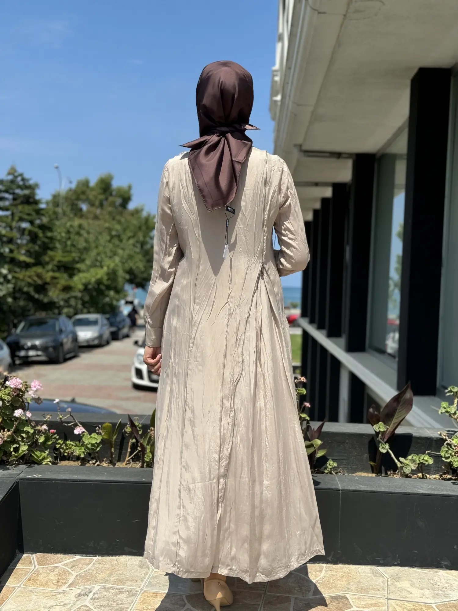 Misswhence Fermuarlı İpek Elbise 35800