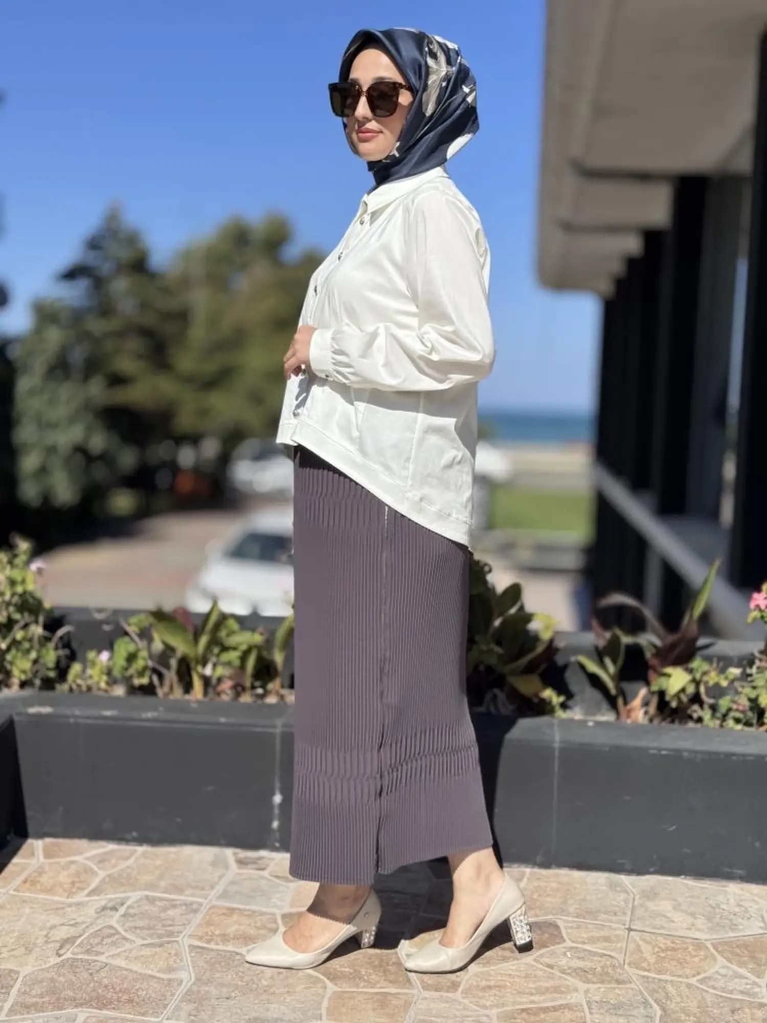 Misswhence Fermuarlı Pliseli Etek 38921