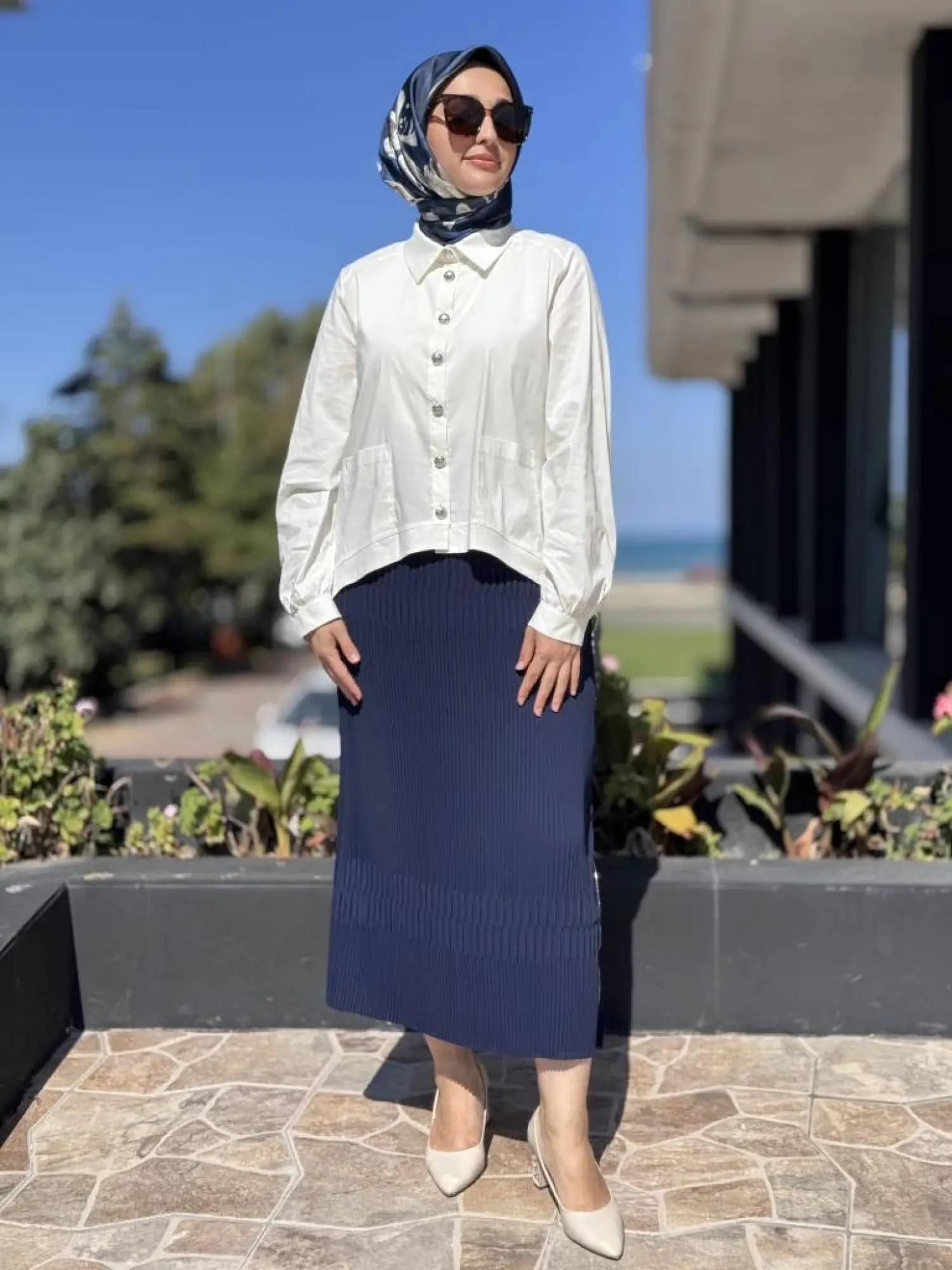 Misswhence Fermuarlı Pliseli Etek 38921