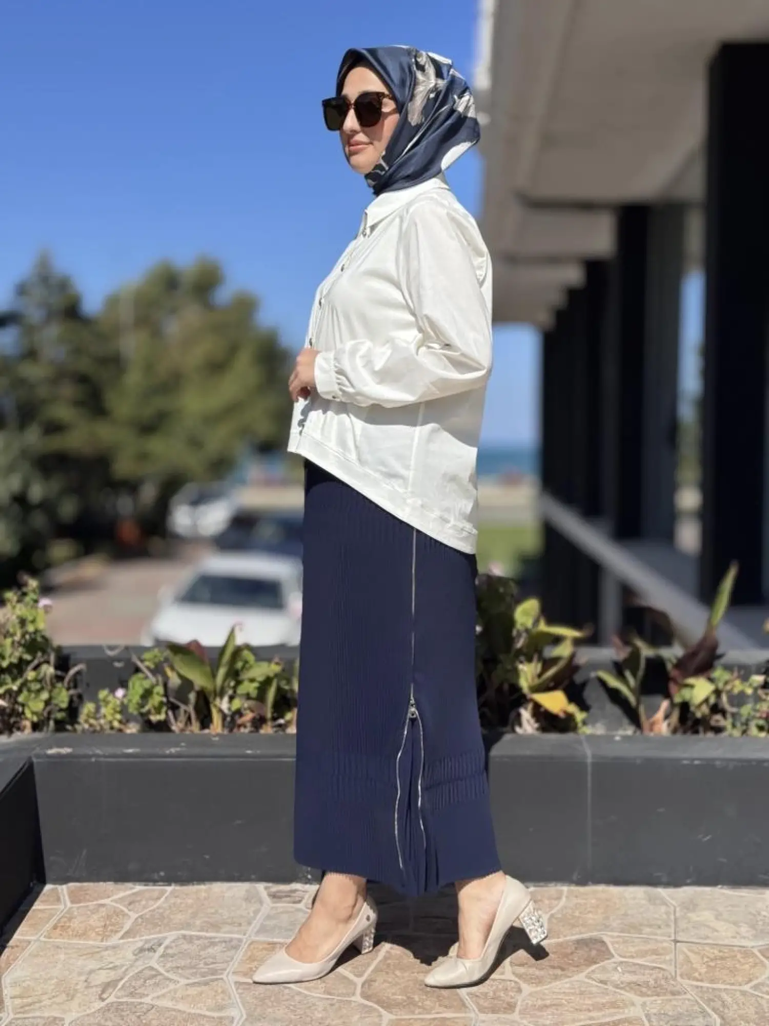 Misswhence Fermuarlı Pliseli Etek 38921