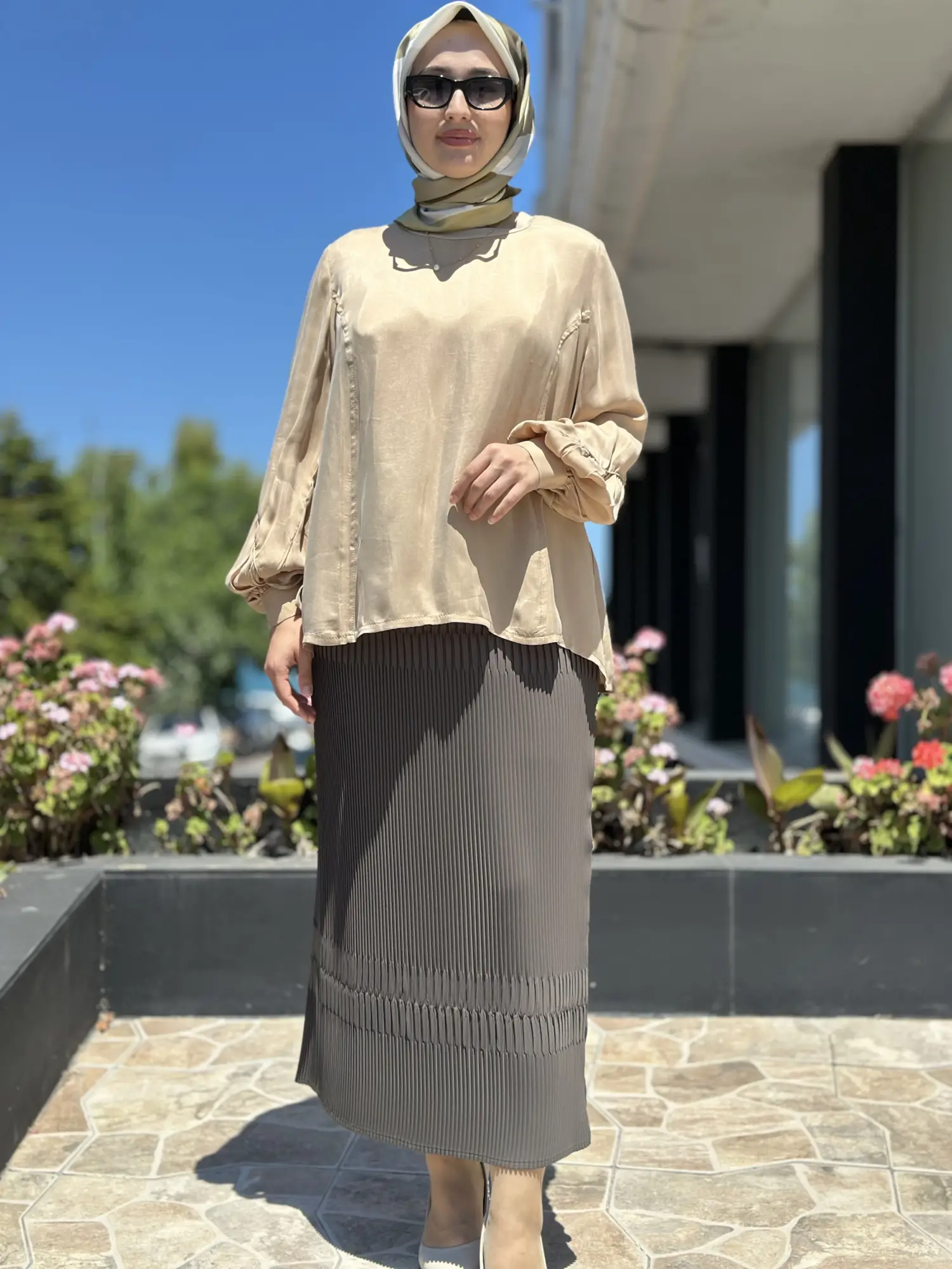 Misswhence Fermuarlı Pliseli Etek 39921