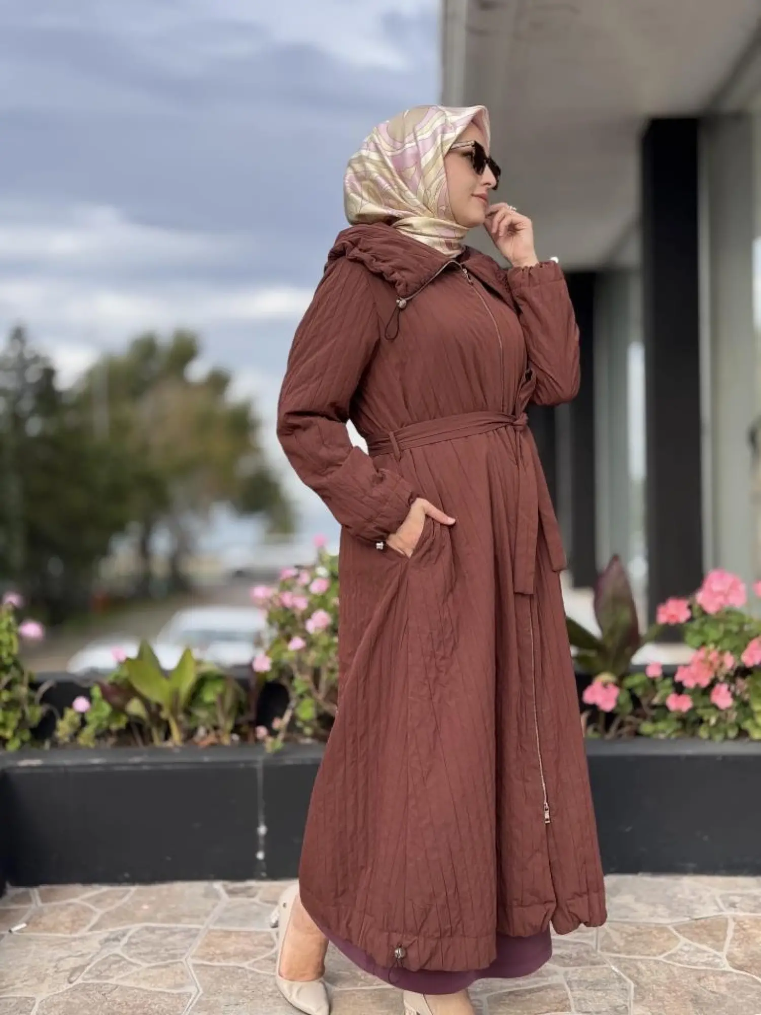 Misswhence Fermuarlı Tafta Pardesü 38508