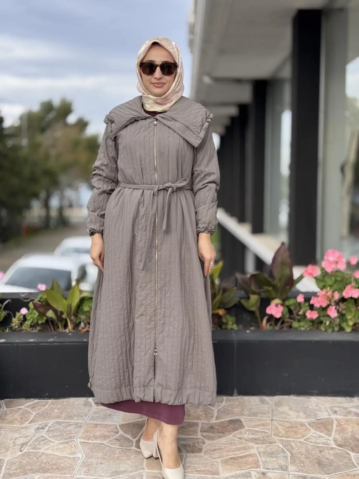 Misswhence Fermuarlı Tafta Pardesü 38508