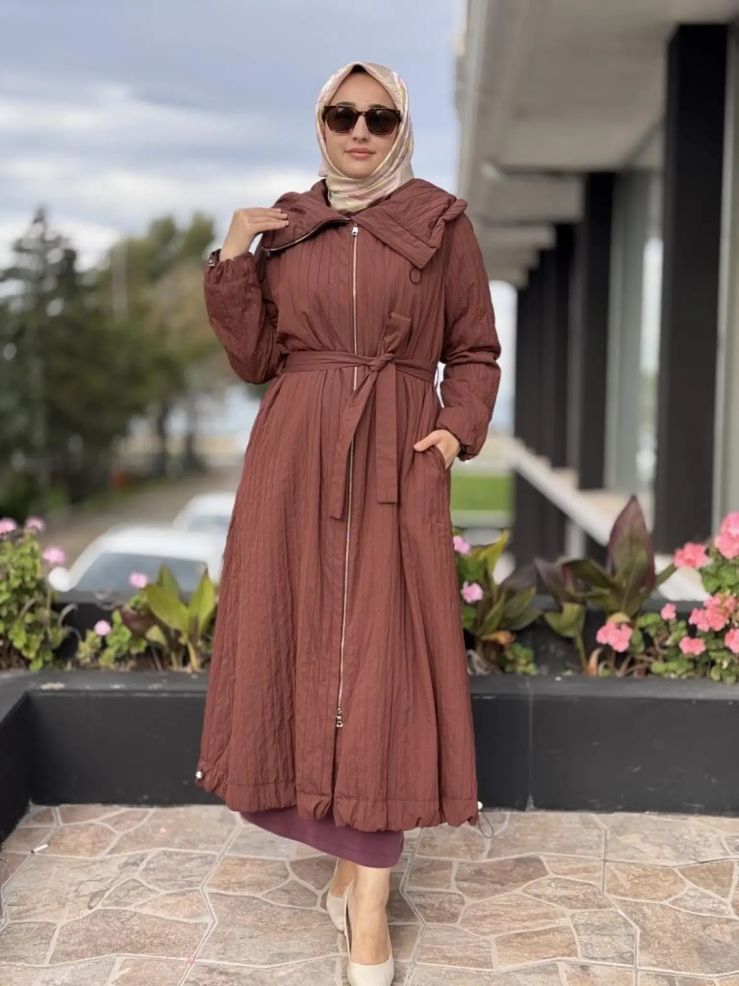 Misswhence Fermuarlı Tafta Pardesü 38508