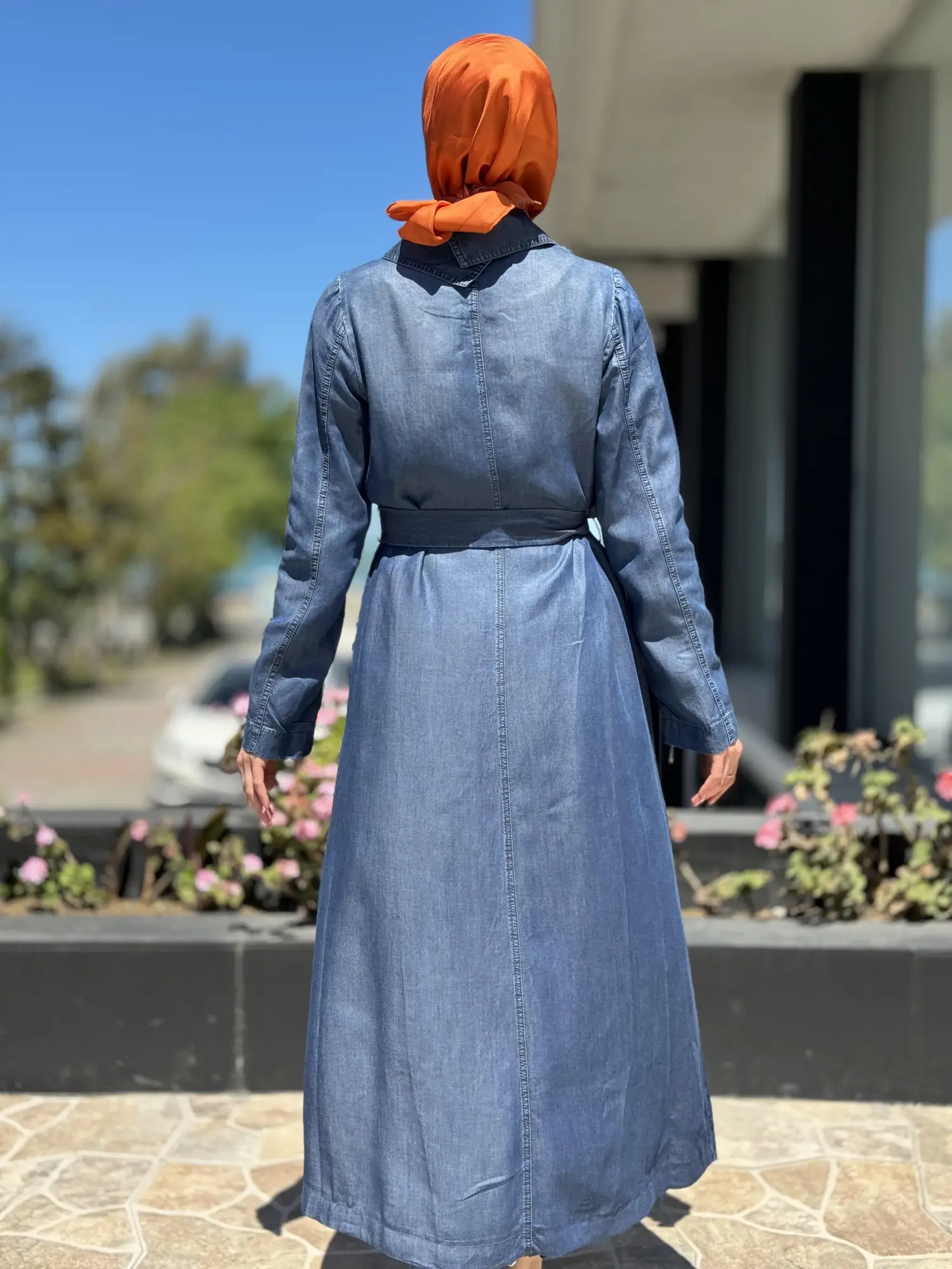 Misswhence Fermuarlı Tencel Kot Pardesü 35518