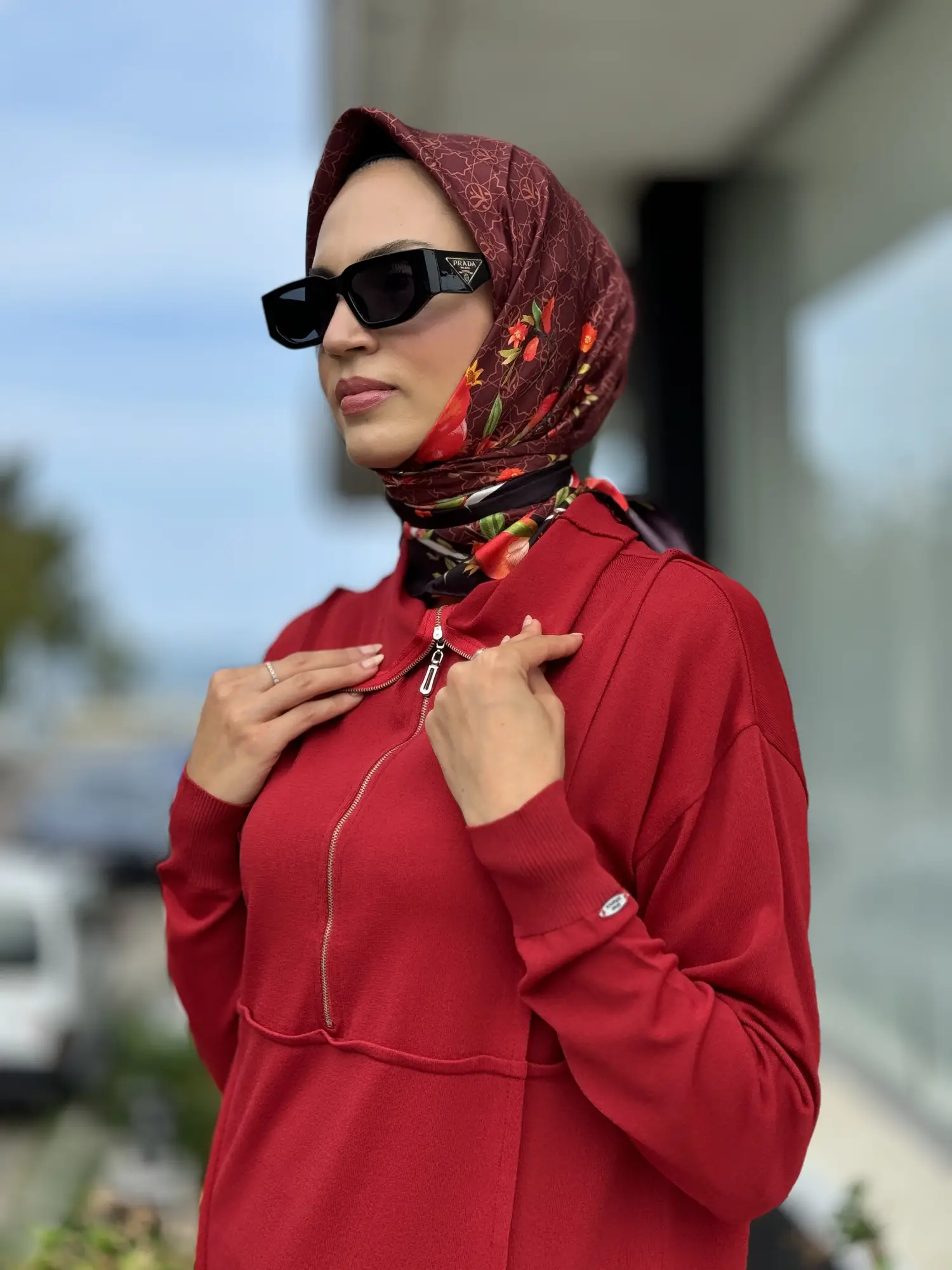 Misswhence Fermuarlı Triko Tunik 36013