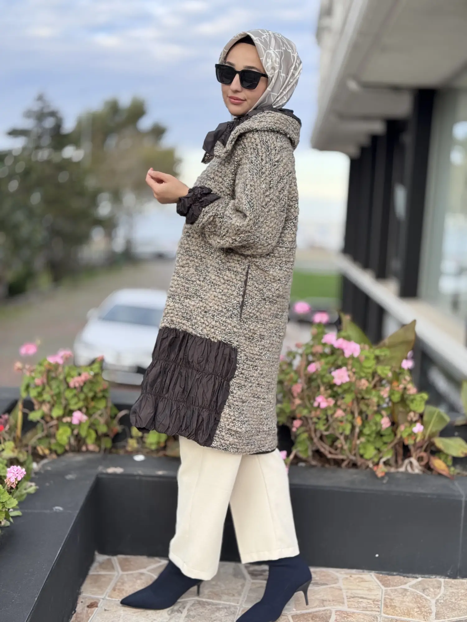 Misswhence Fermuarlı Triko Yün Kap 38422