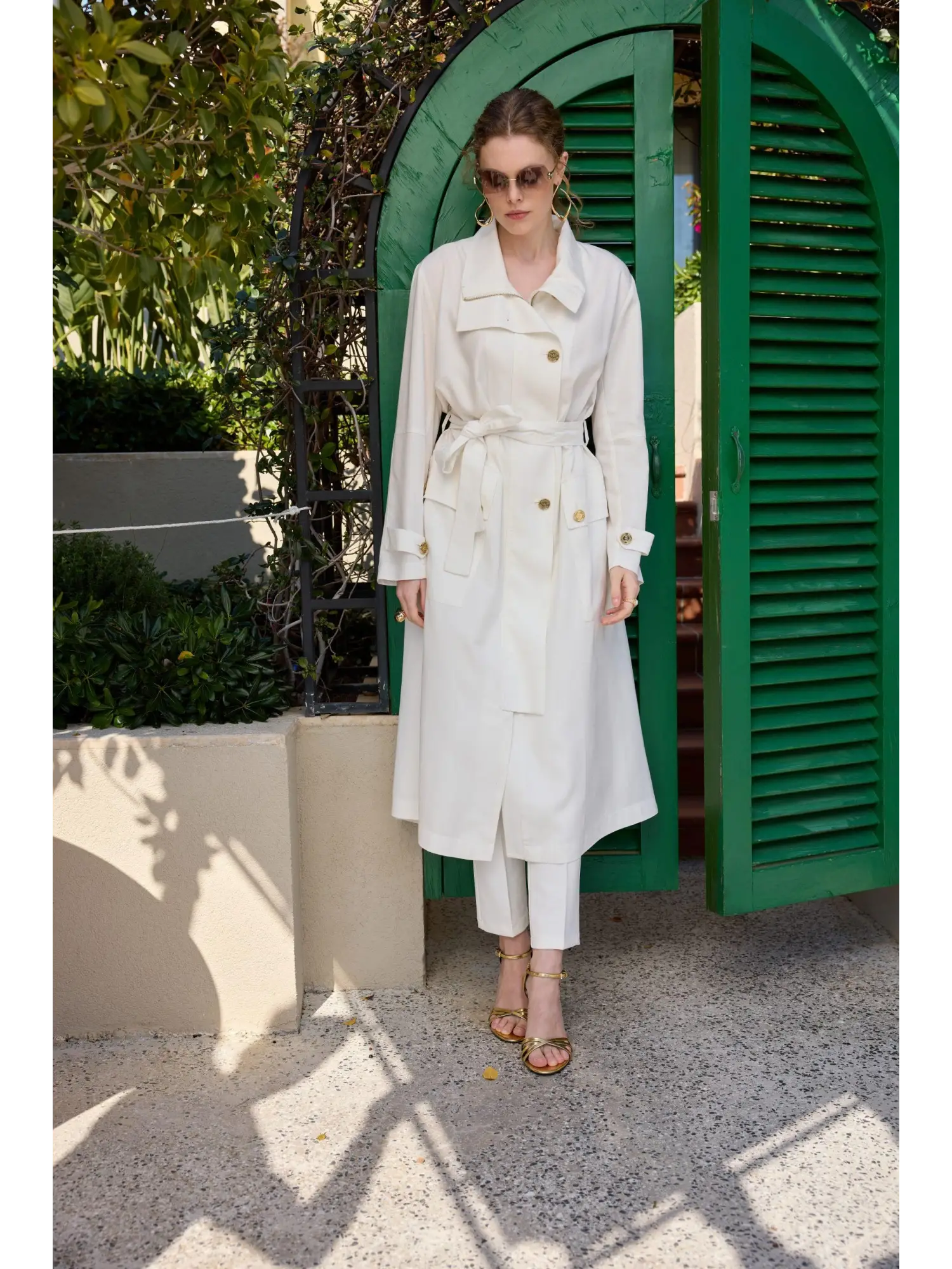 Misswhence Gold Düğme Detaylı Kap / Pardesü 35506