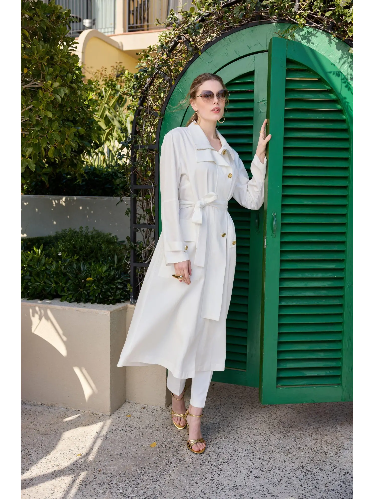 Misswhence Gold Düğme Detaylı Kap / Pardesü 35506