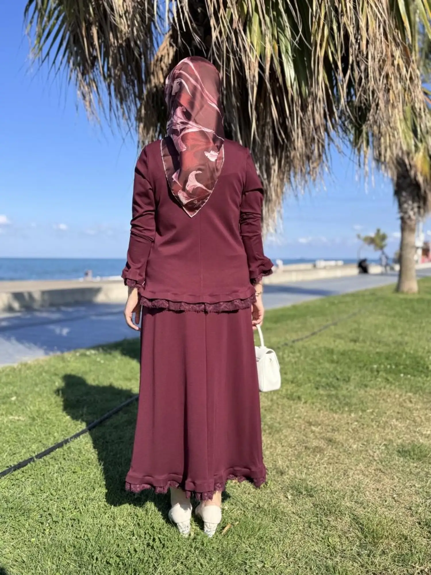 Misswhence Güpür Detaylı Etek Bluz Takım 38004