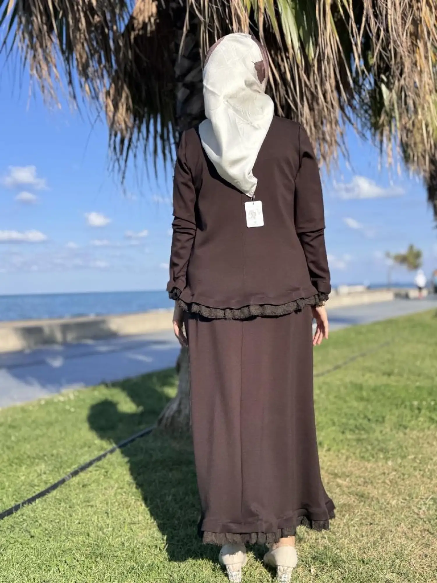 Misswhence Güpür Detaylı Etek Bluz Takım 38004