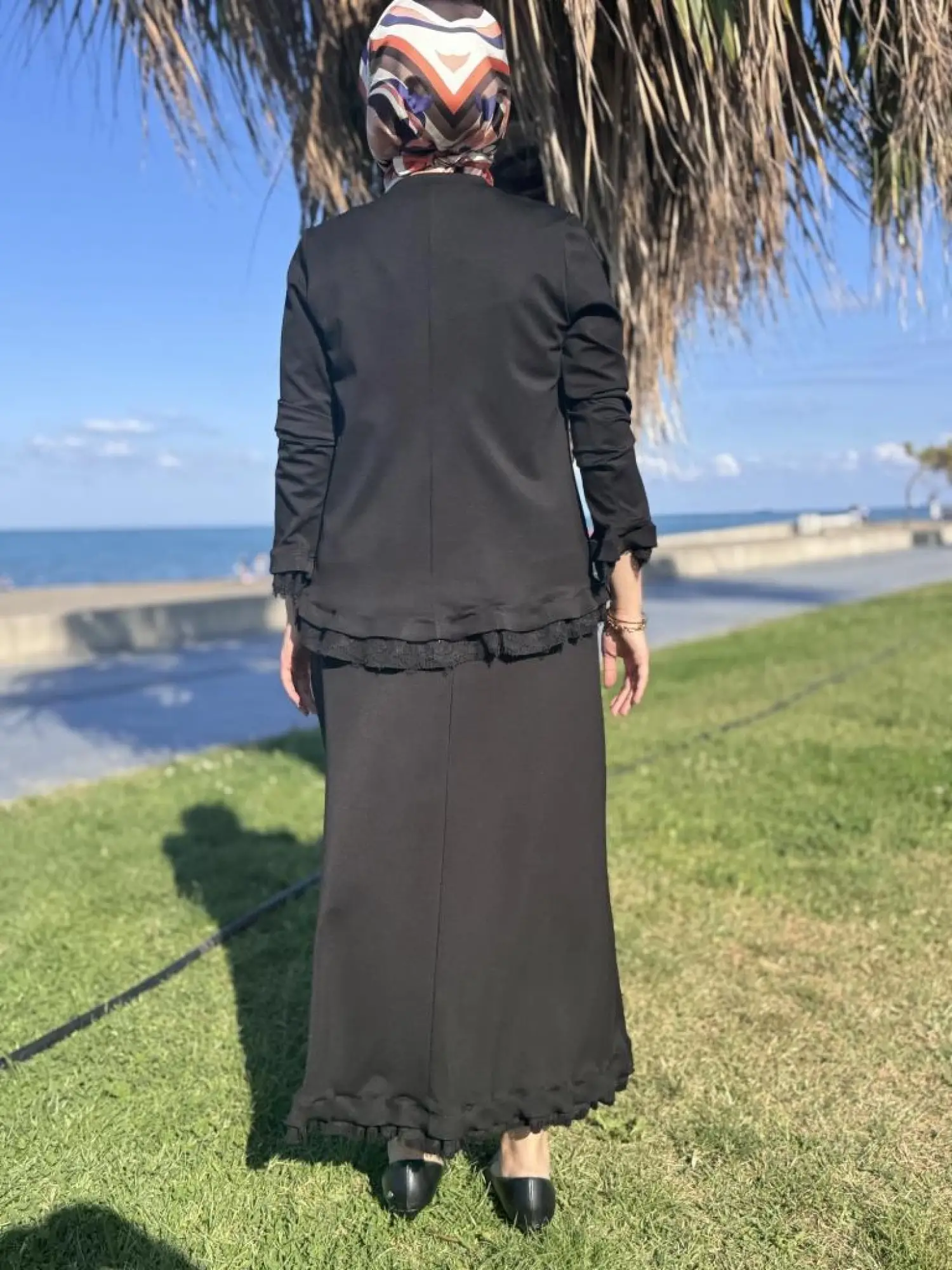 Misswhence Güpür Detaylı Etek Bluz Takım 38004