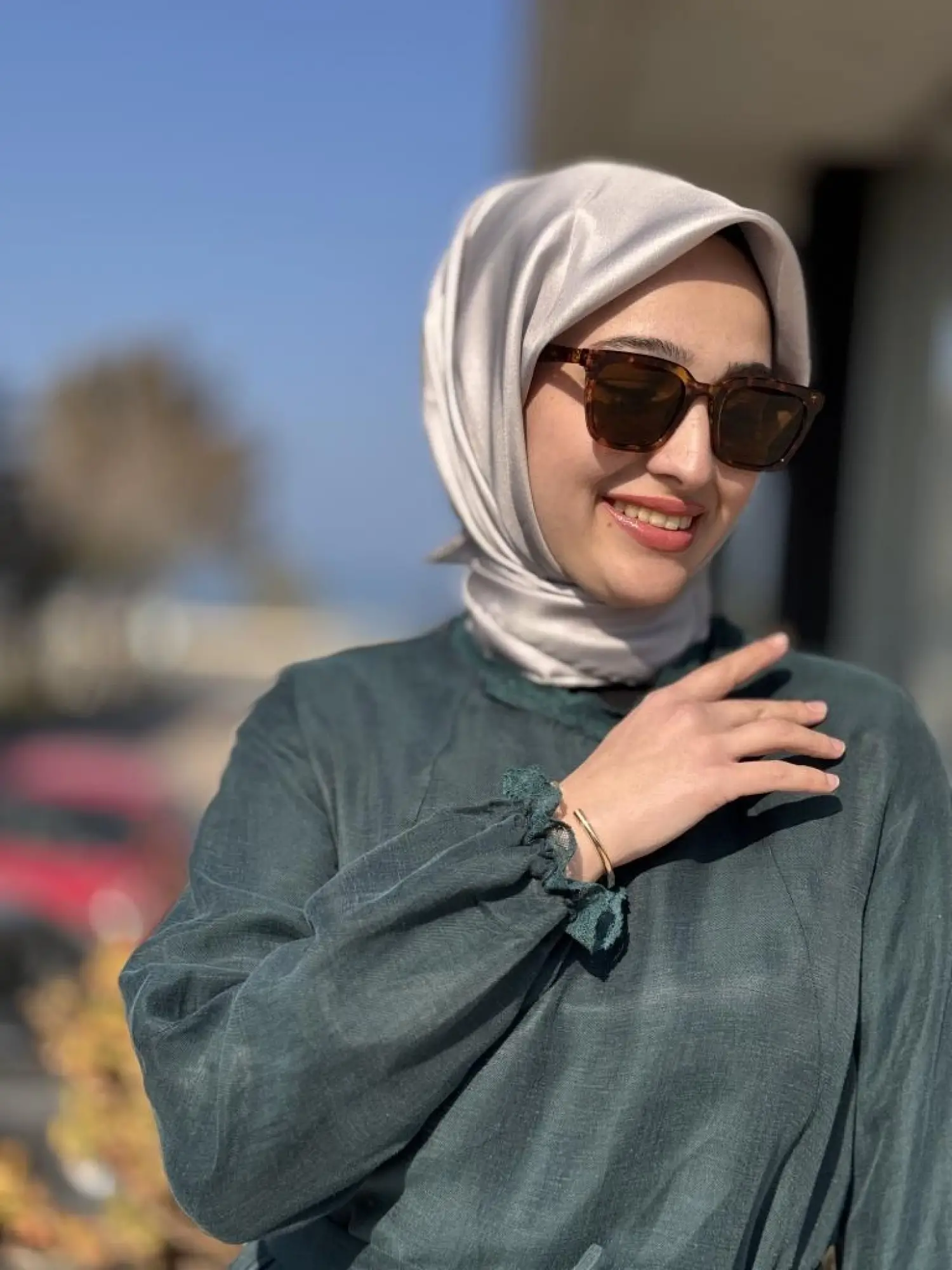 Misswhence Güpür Detaylı İpek Keten Elbise 37831