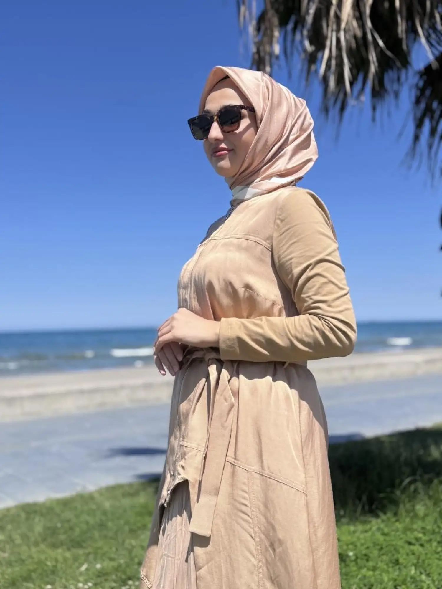 Misswhence İkili Chanel Keten Elbise 37806