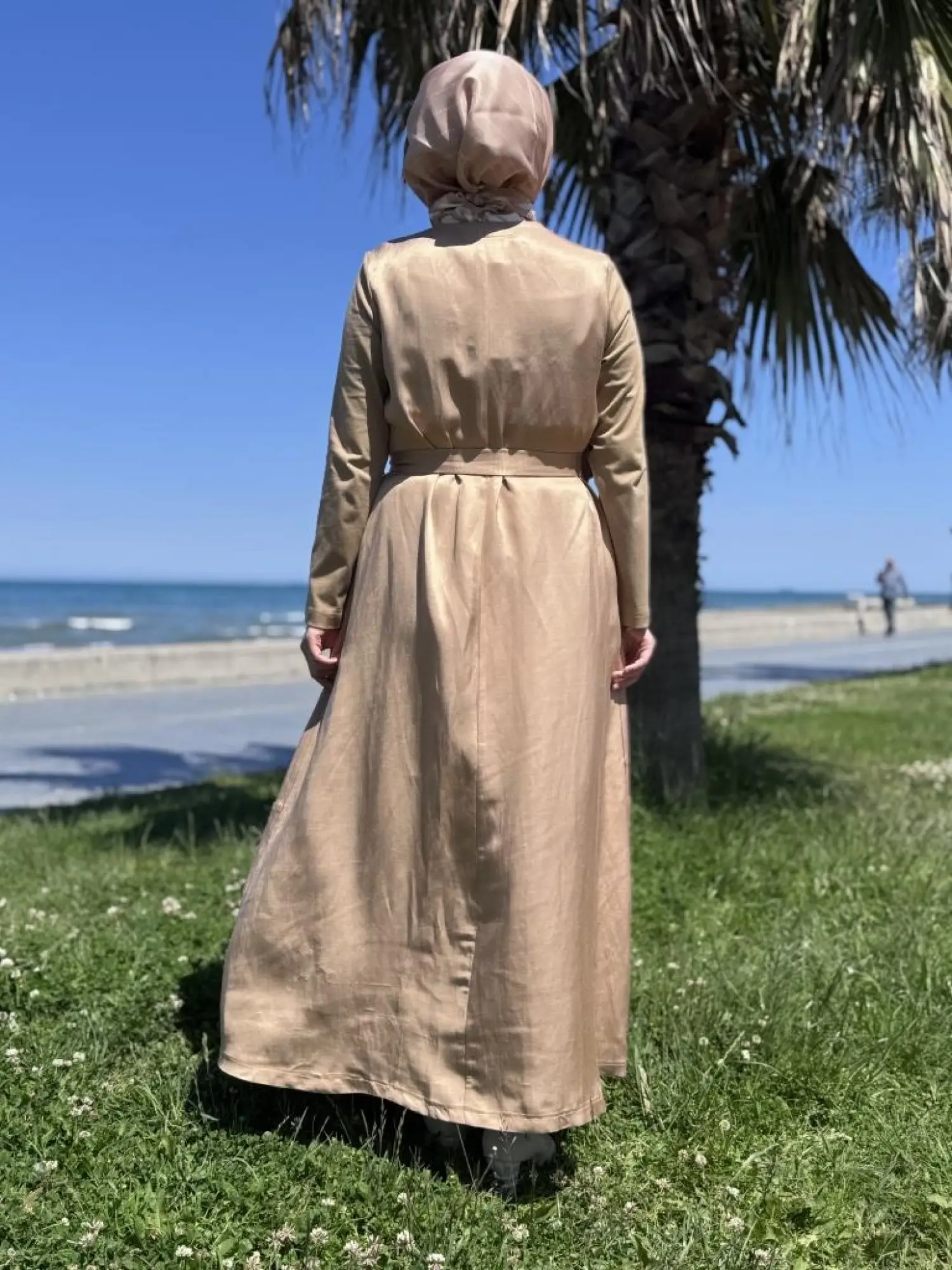 Misswhence İkili Chanel Keten Elbise 37806