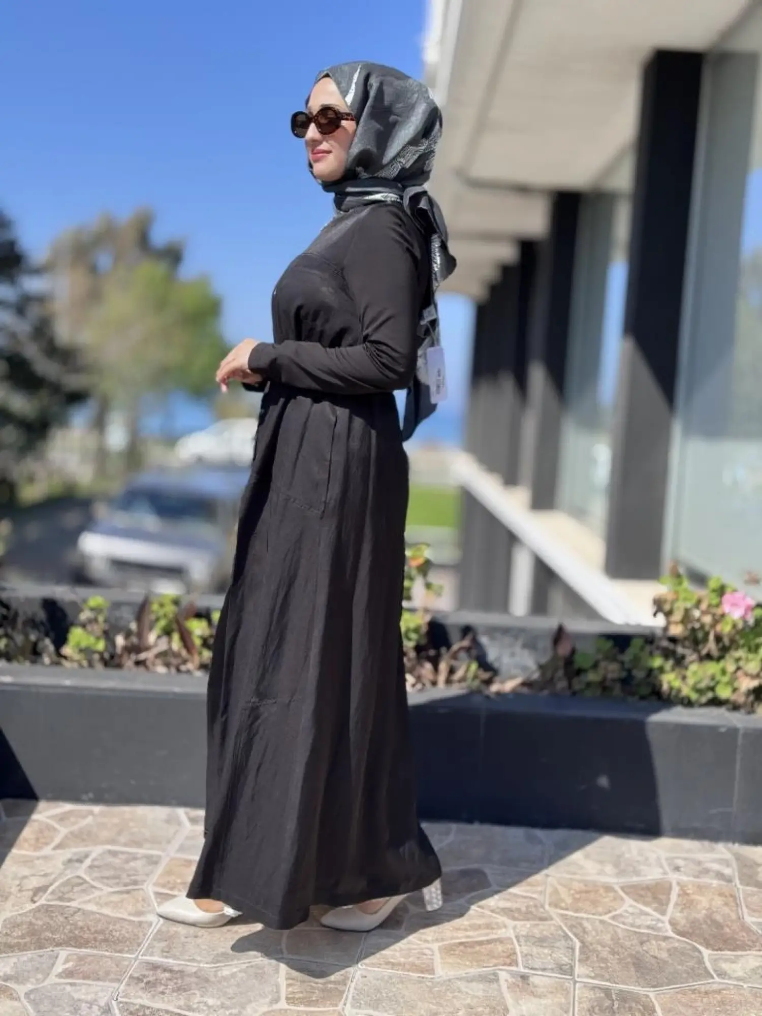 Misswhence İkili Chanel Keten Elbise 37806