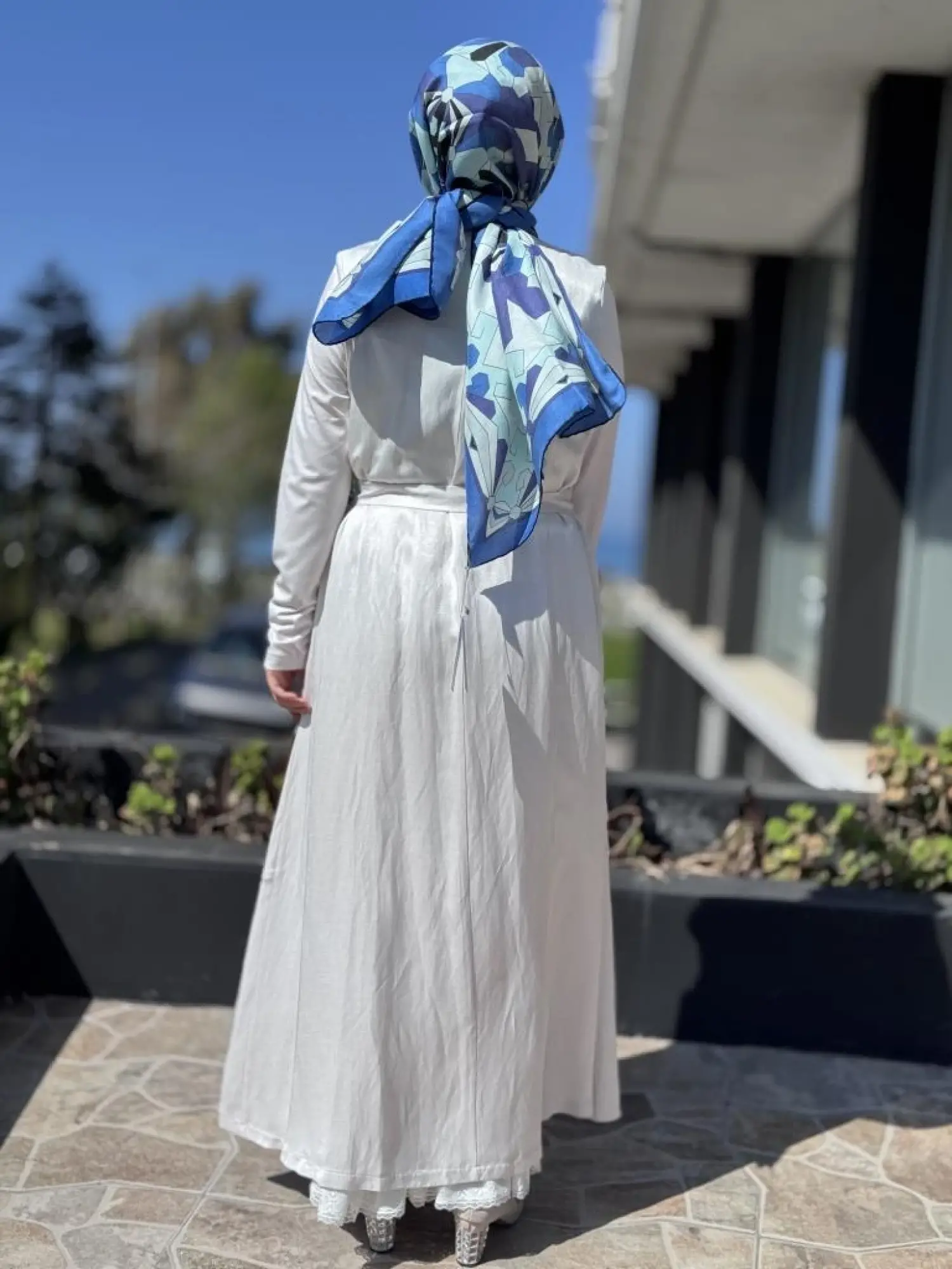 Misswhence İkili Chanel Keten Elbise 37806