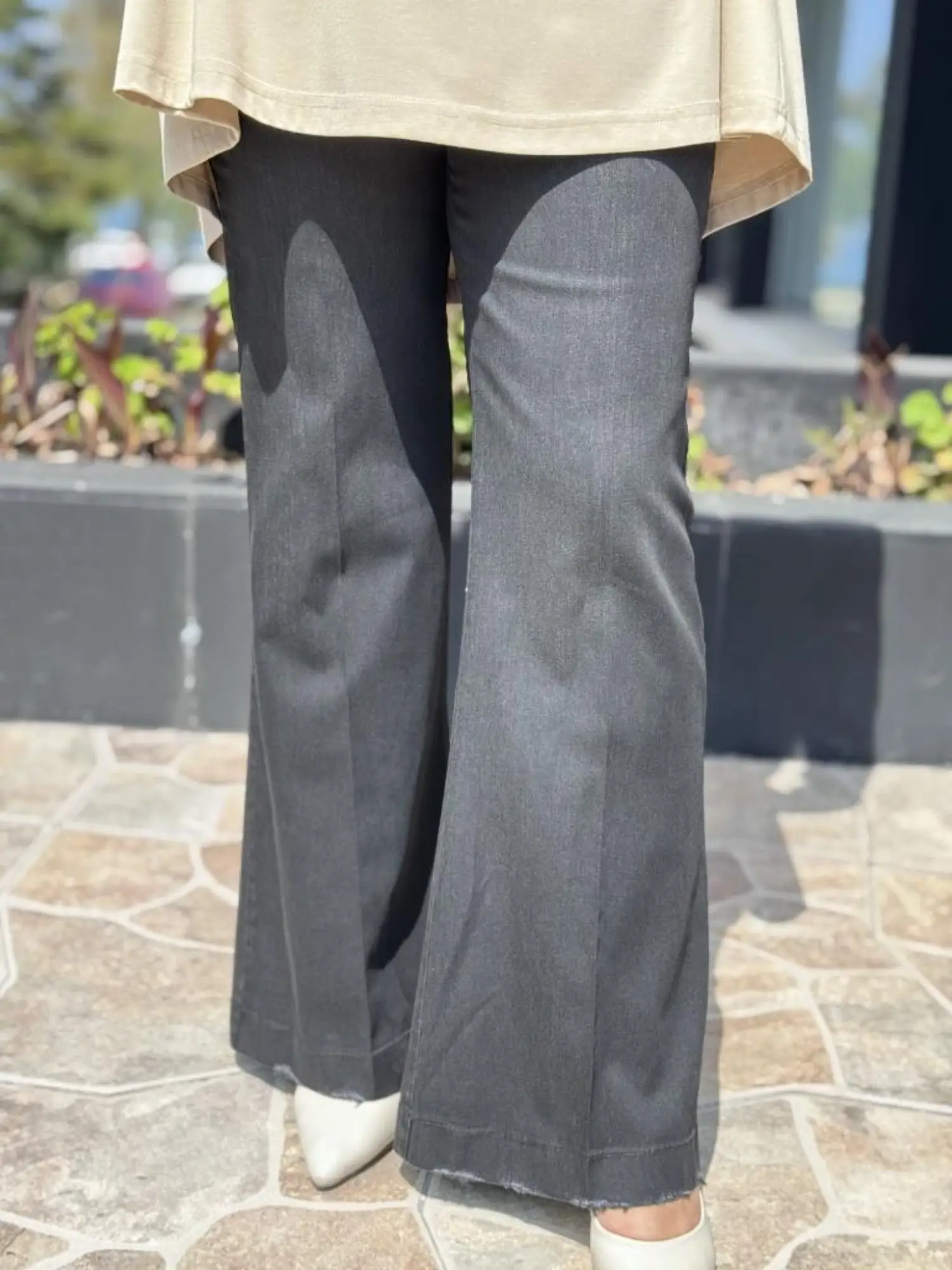 Misswhence İspanyol Paça Kot Pantolon 37119