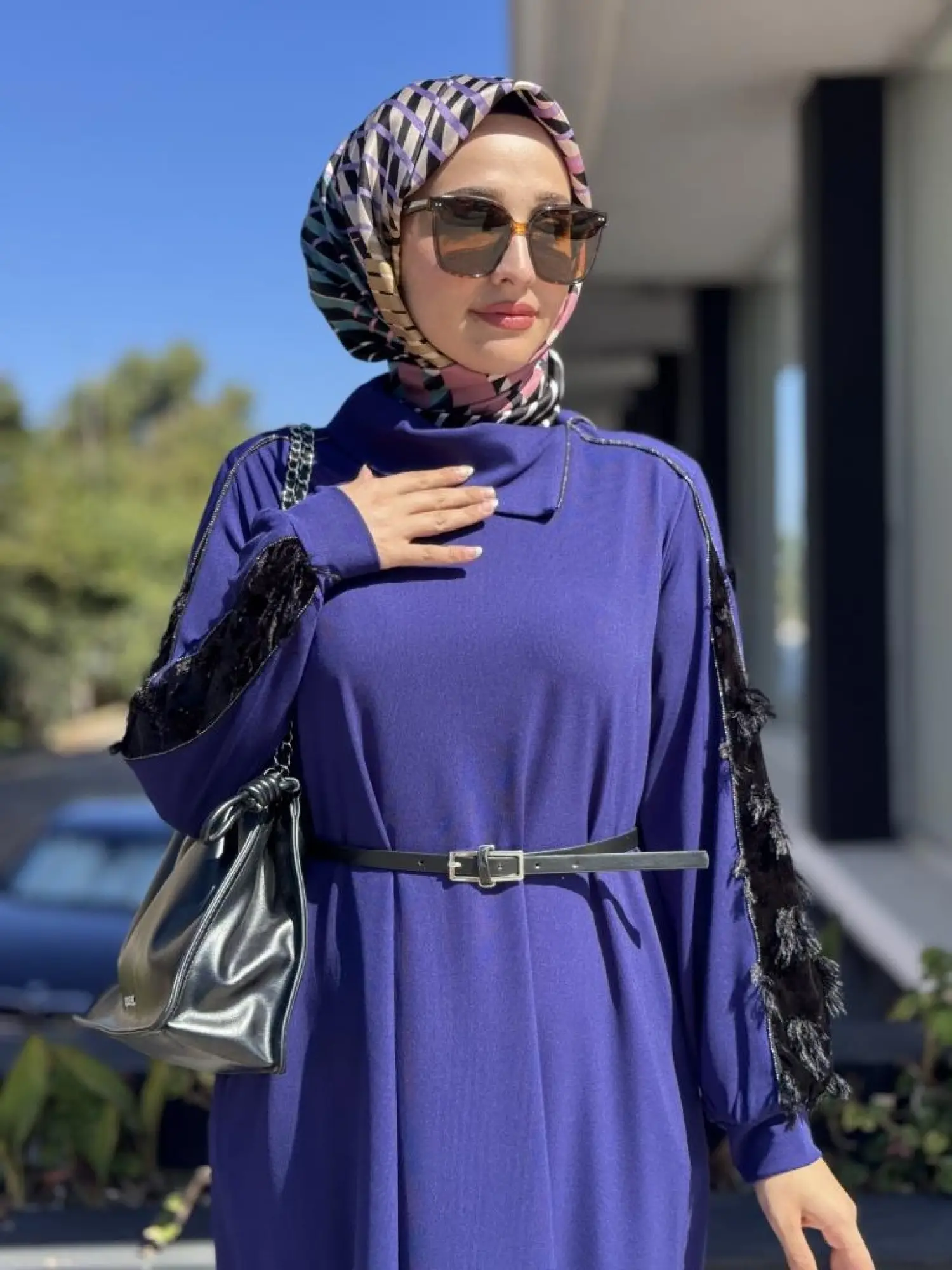 Misswhence Kadife Detaylı Elbise 38800