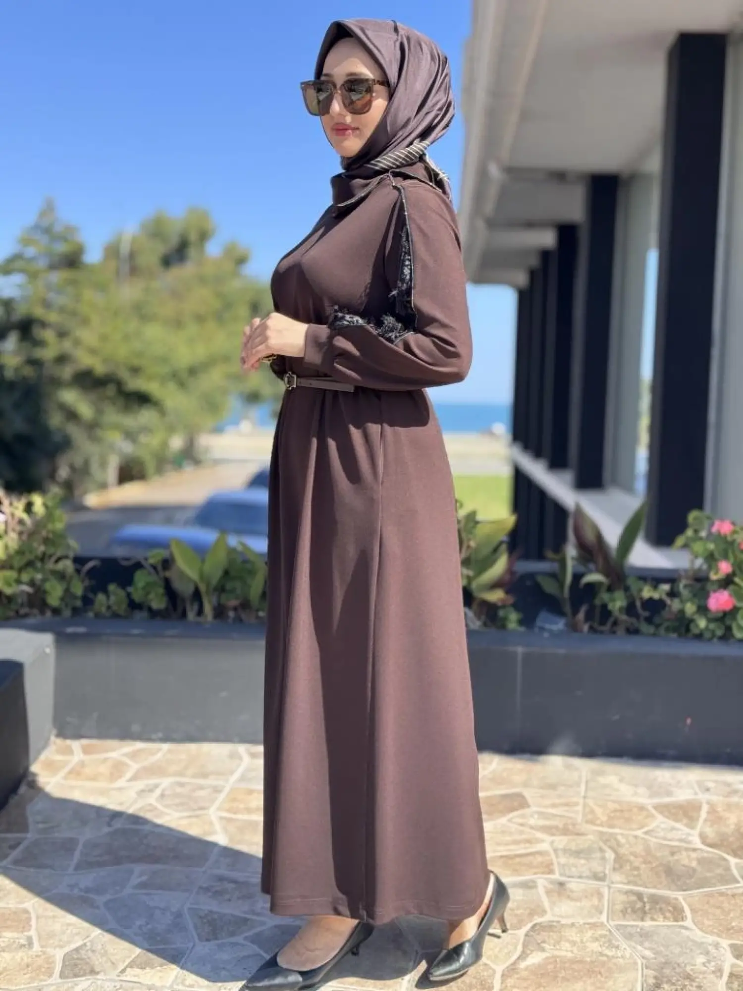 Misswhence Kadife Detaylı Elbise 38800