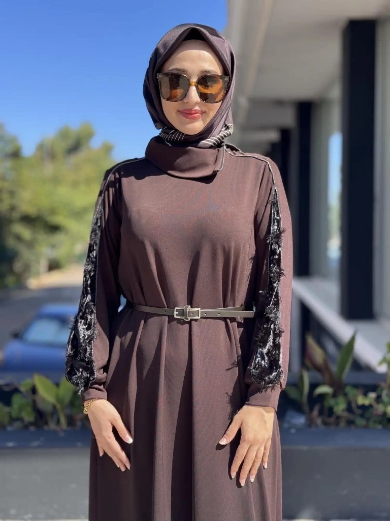 Misswhence Kadife Detaylı Elbise 38800