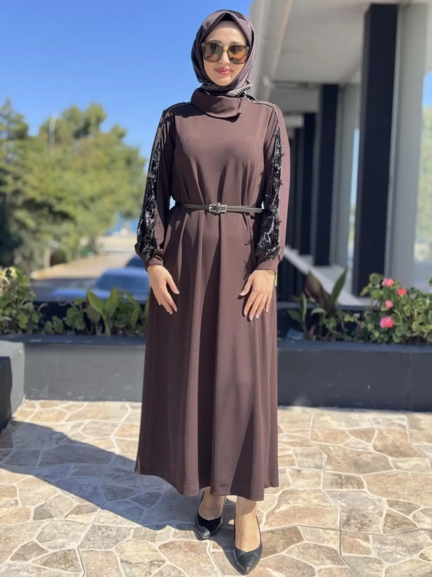 Misswhence Kadife Detaylı Elbise 38800