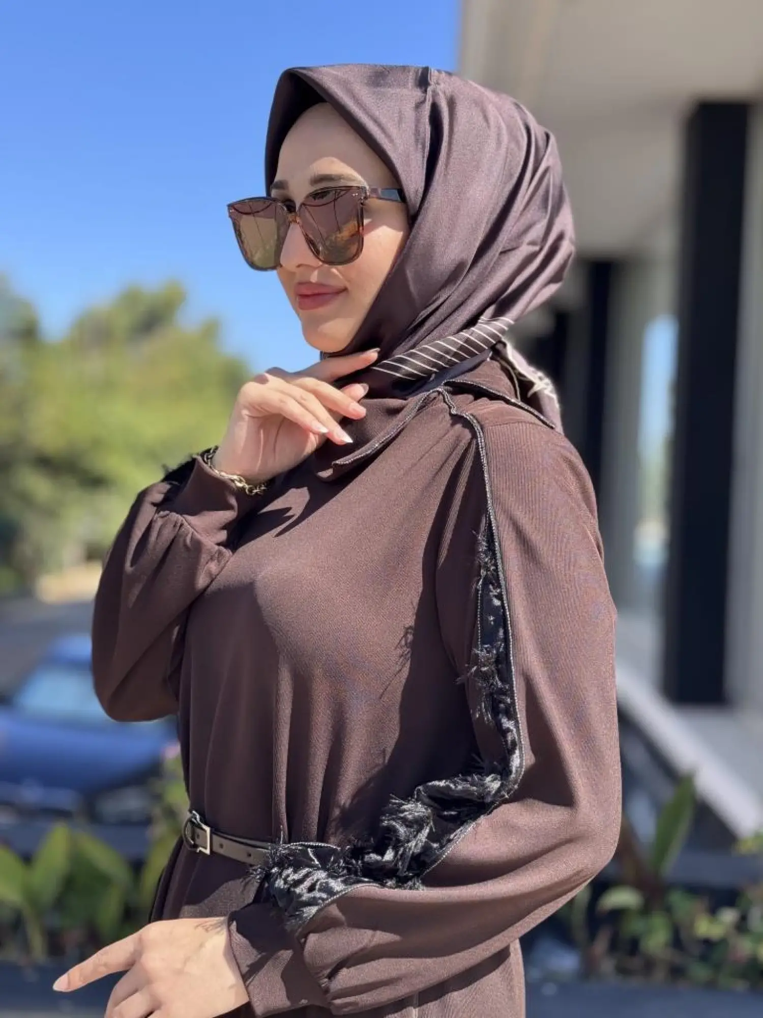 Misswhence Kadife Detaylı Elbise 38800