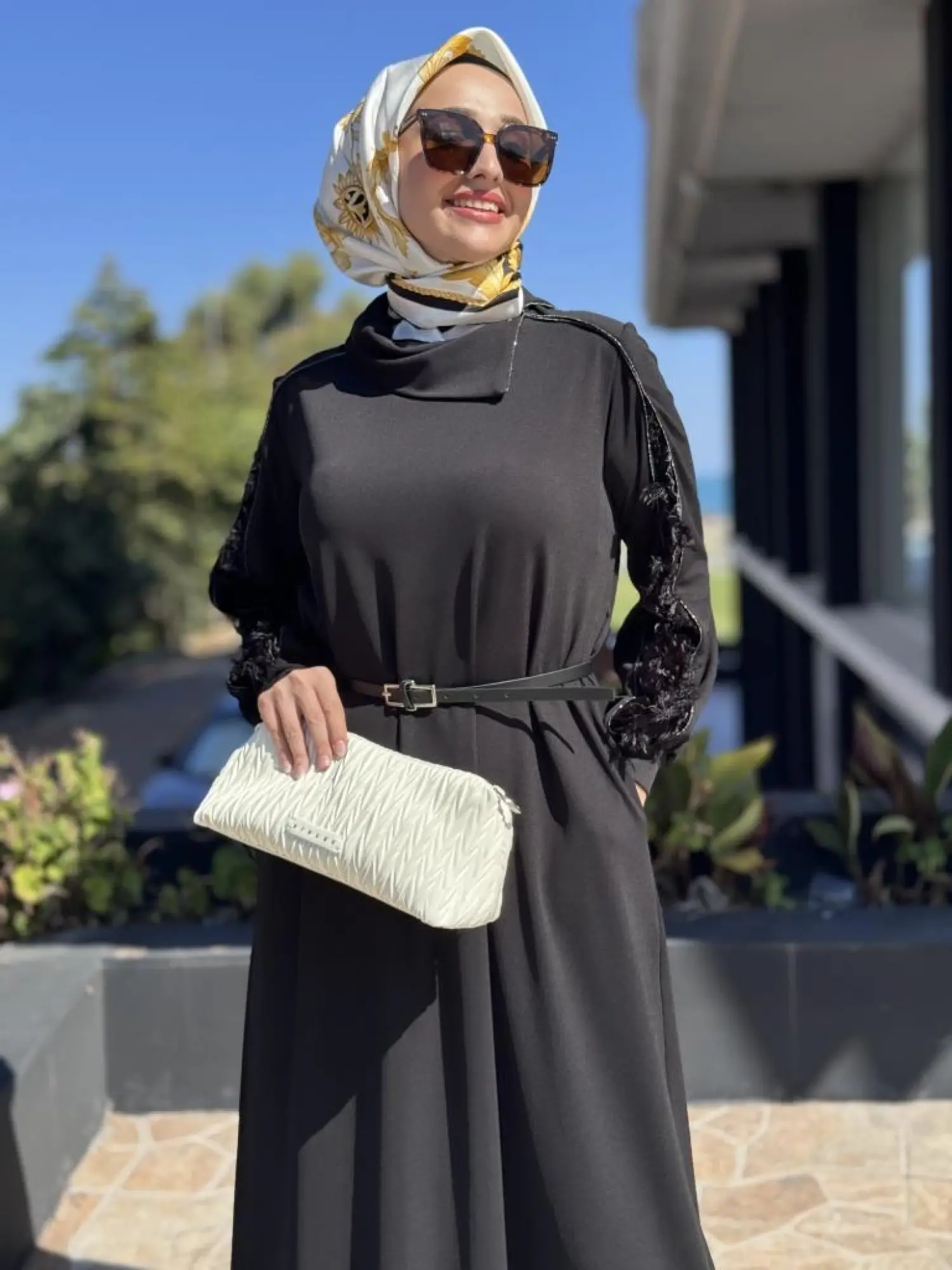 Misswhence Kadife Detaylı Elbise 38800