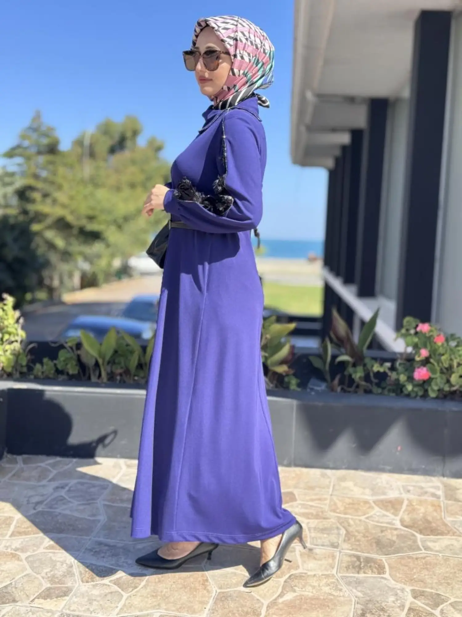 Misswhence Kadife Detaylı Elbise 38800