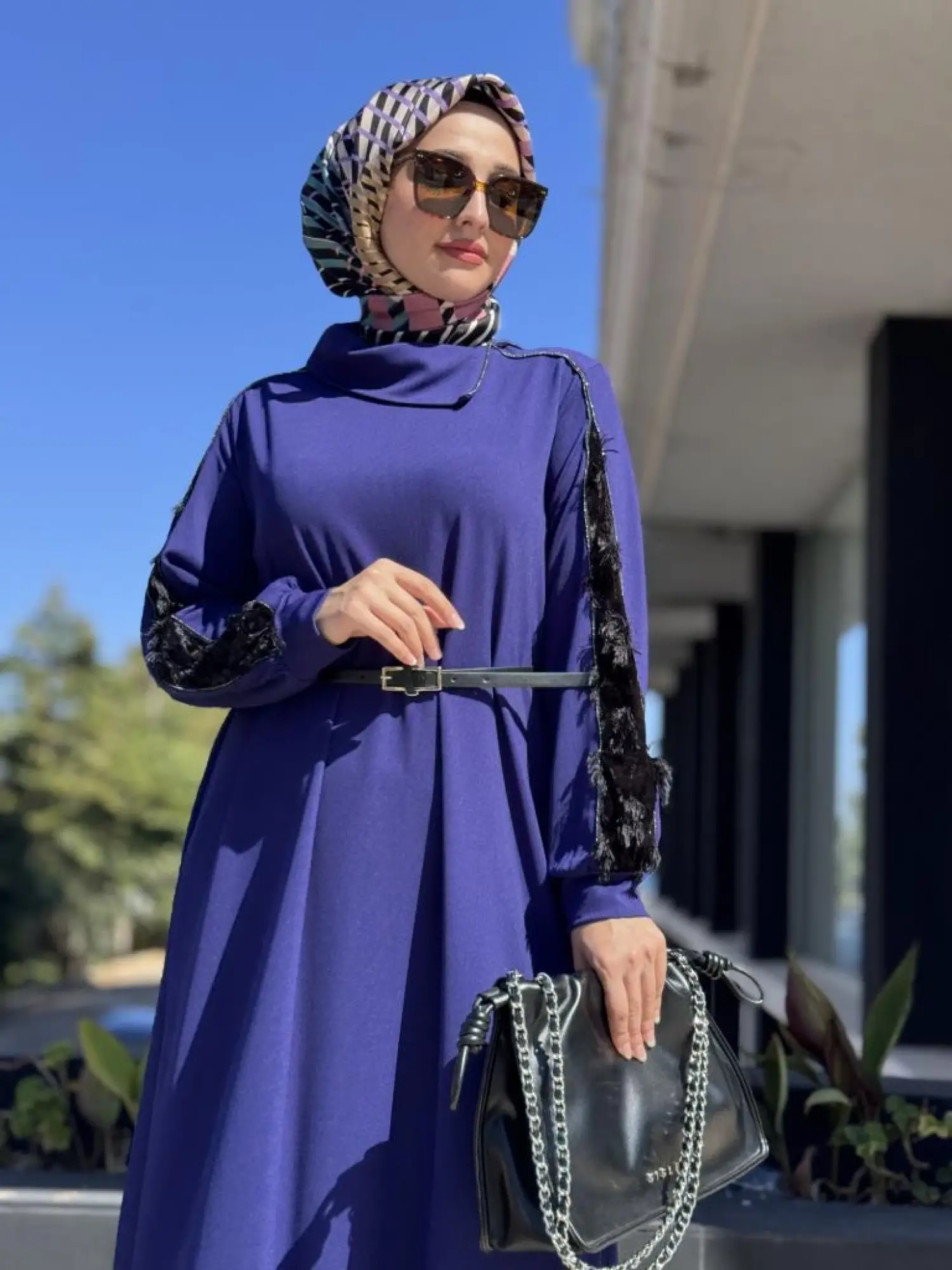 Misswhence Kadife Detaylı Elbise 38800