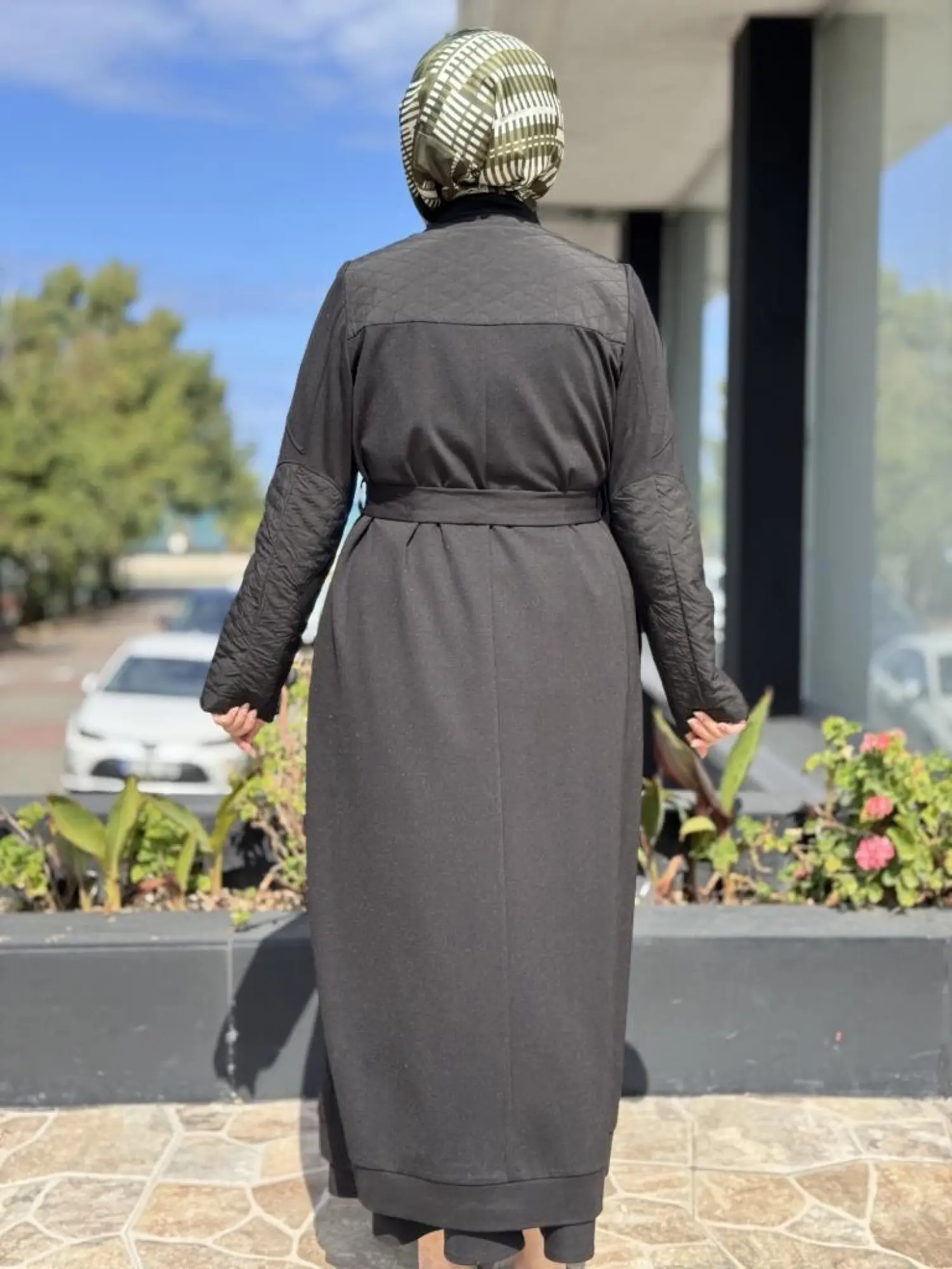 Misswhence Kapitone Detaylı Viskon Pardesü 38527