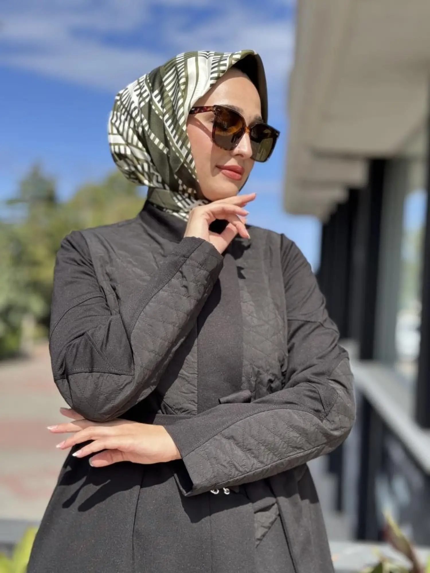 Misswhence Kapitone Detaylı Viskon Pardesü 38527