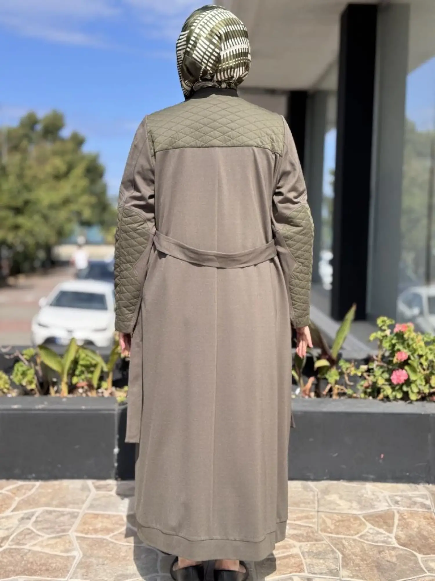 Misswhence Kapitone Detaylı Viskon Pardesü 38527