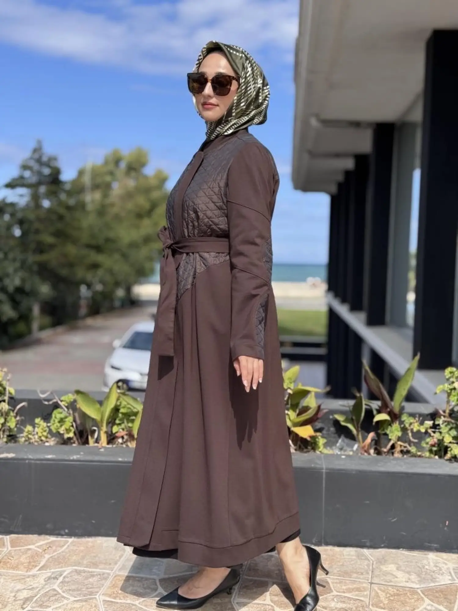 Misswhence Kapitone Detaylı Viskon Pardesü 38527