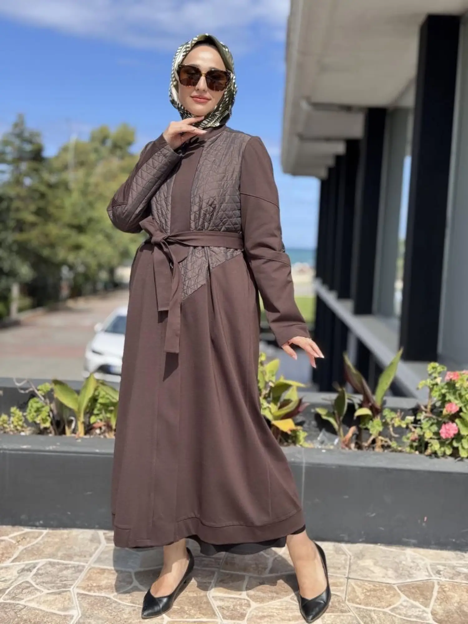 Misswhence Kapitone Detaylı Viskon Pardesü 38527