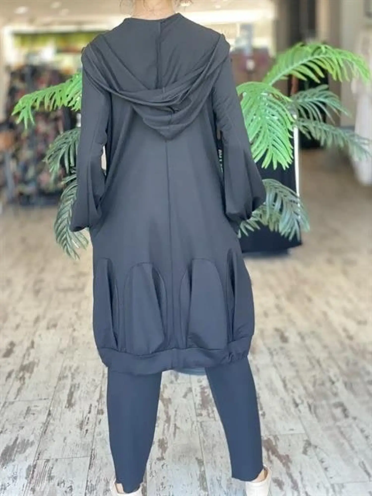 MİSSWHENCE KAPÜŞONLU İNCE ÖRME KAP PANTOLON TAKIM 33407