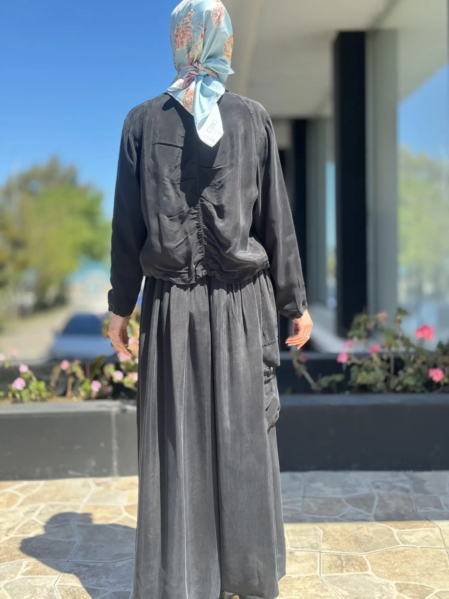 Misswhence Kargo Cepli Cupra İpek Etek 35912