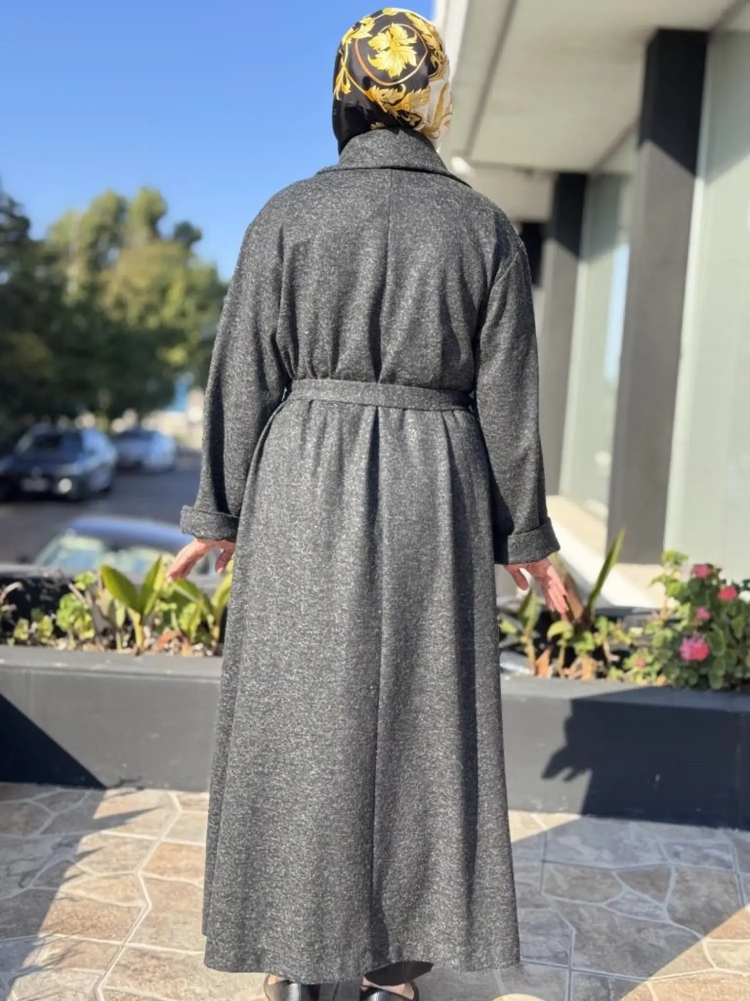 Misswhence Kol/Gögüs Drape ve Fermuar Detaylı Pardesü 38505