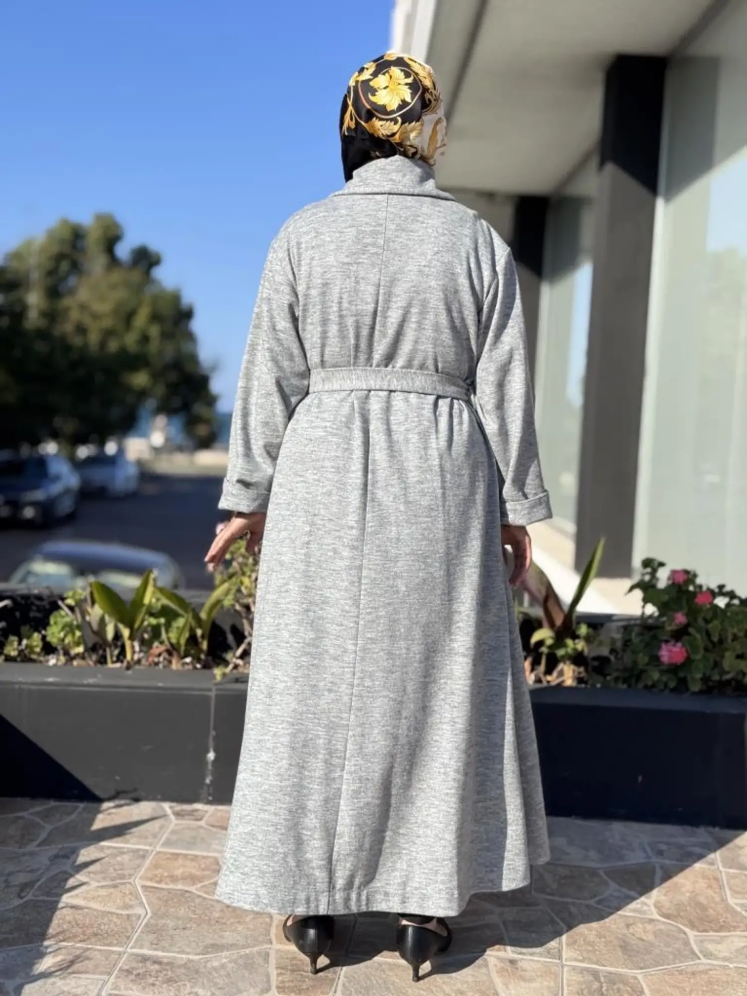 Misswhence Kol/Gögüs Drape ve Fermuar Detaylı Pardesü 38505