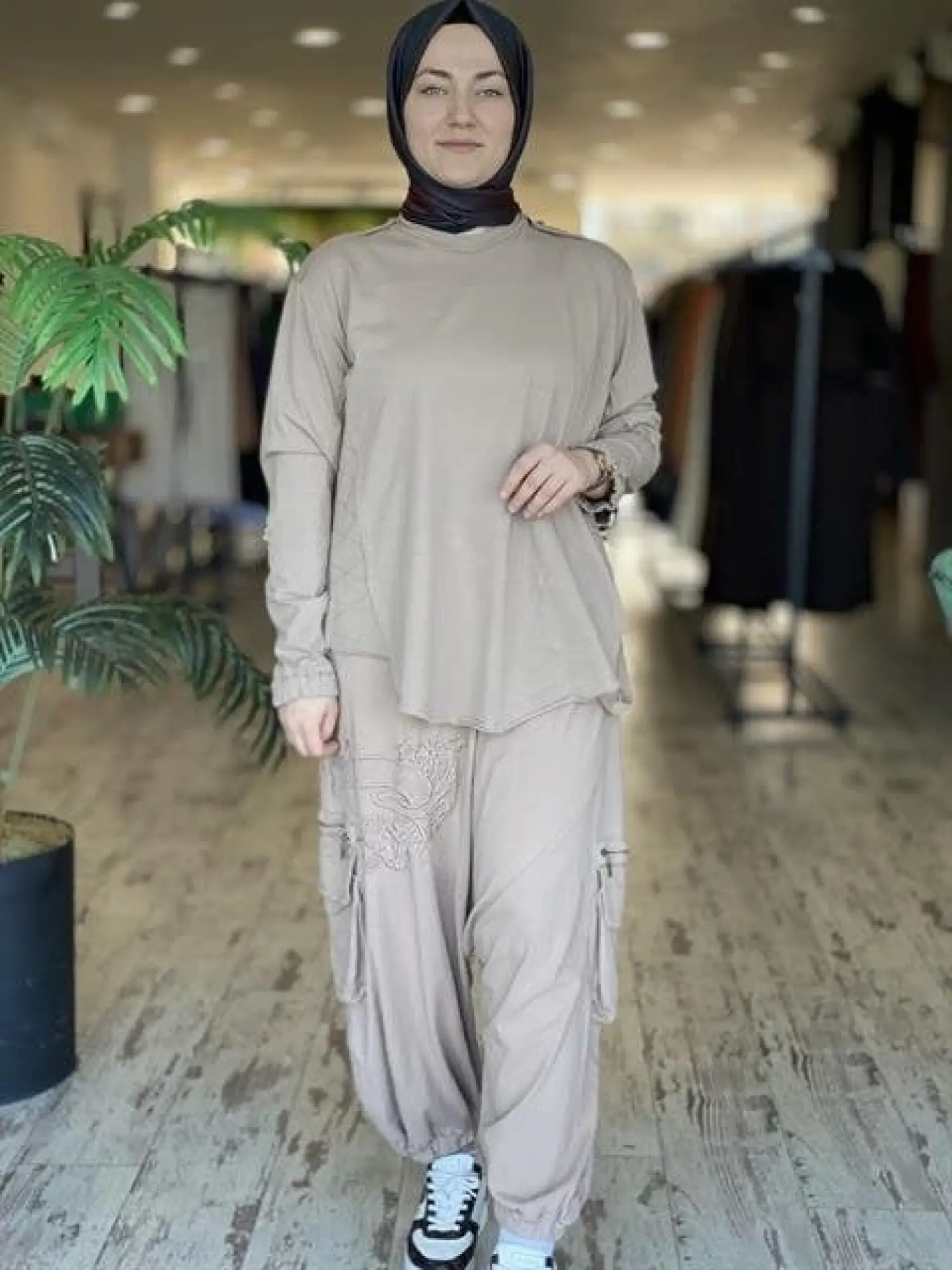 MİSSWHENCE KOLLARI LASTİKLİ PENYE TUNİK 33000