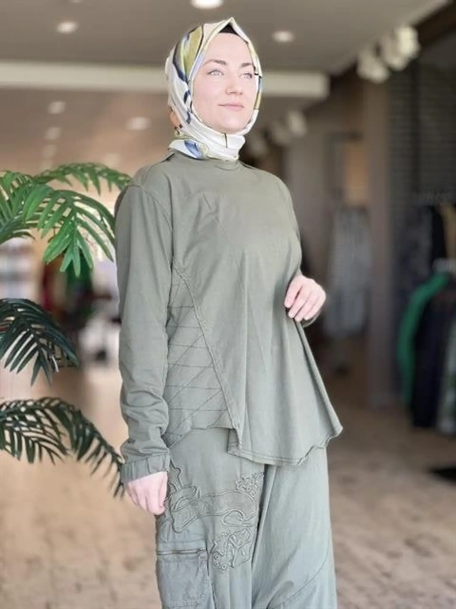 MİSSWHENCE KOLLARI LASTİKLİ PENYE TUNİK 33000