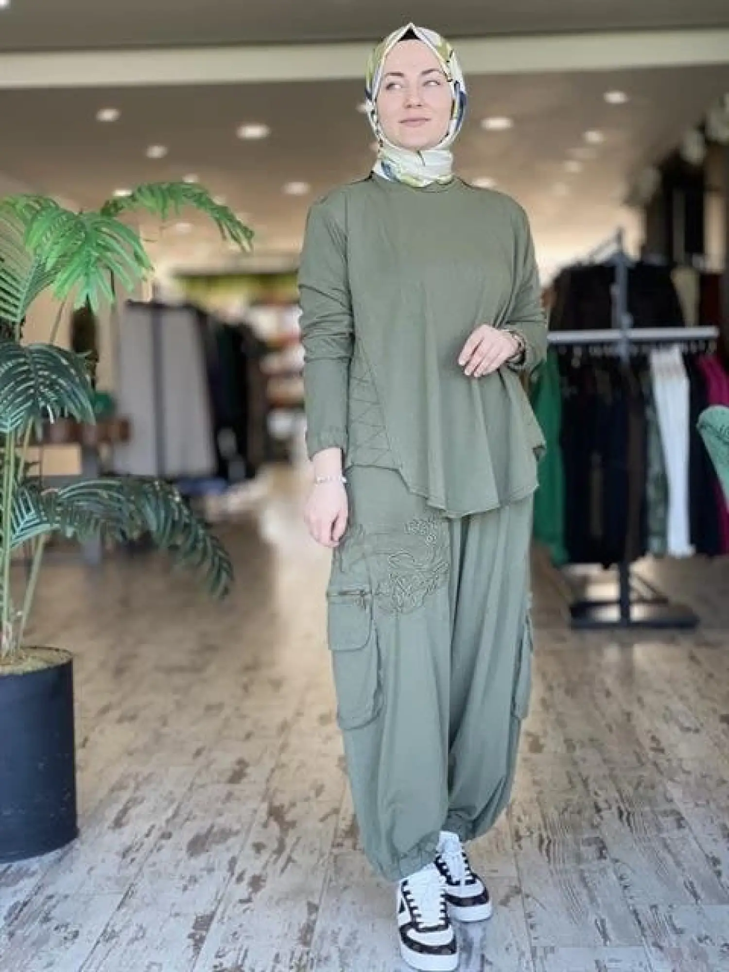 MİSSWHENCE KOLLARI LASTİKLİ PENYE TUNİK 33000