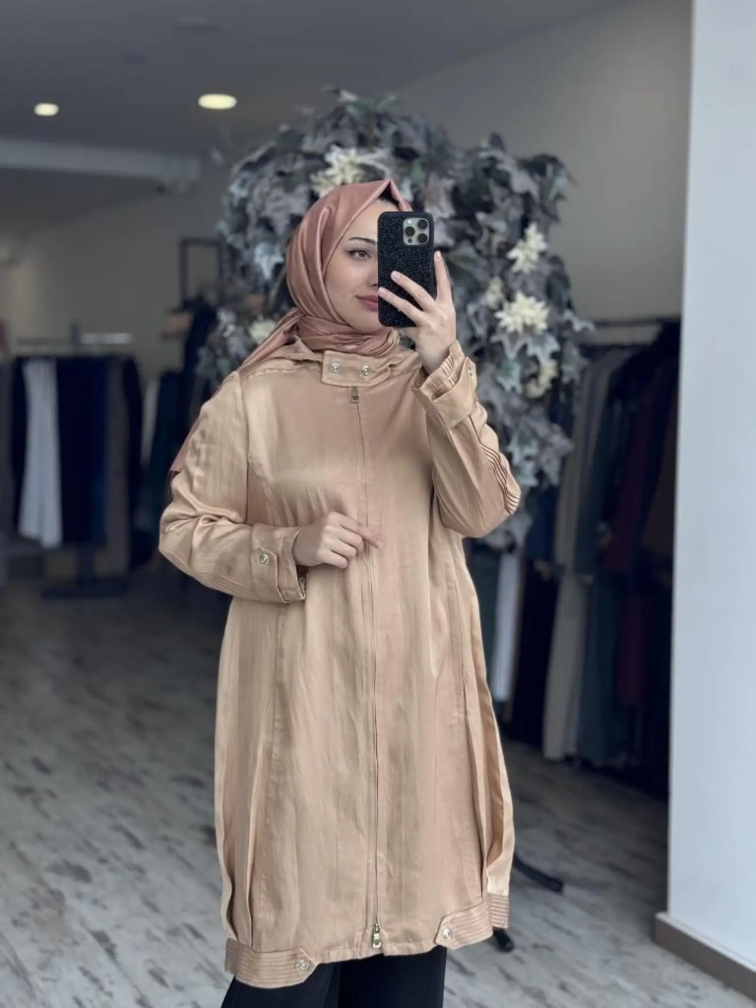 Misswhence Kolları Nervürlü Chanel Keten Kap 37404