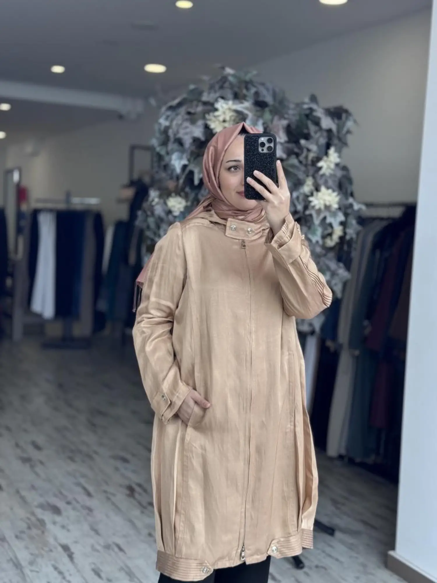 Misswhence Kolları Nervürlü Chanel Keten Kap 37404