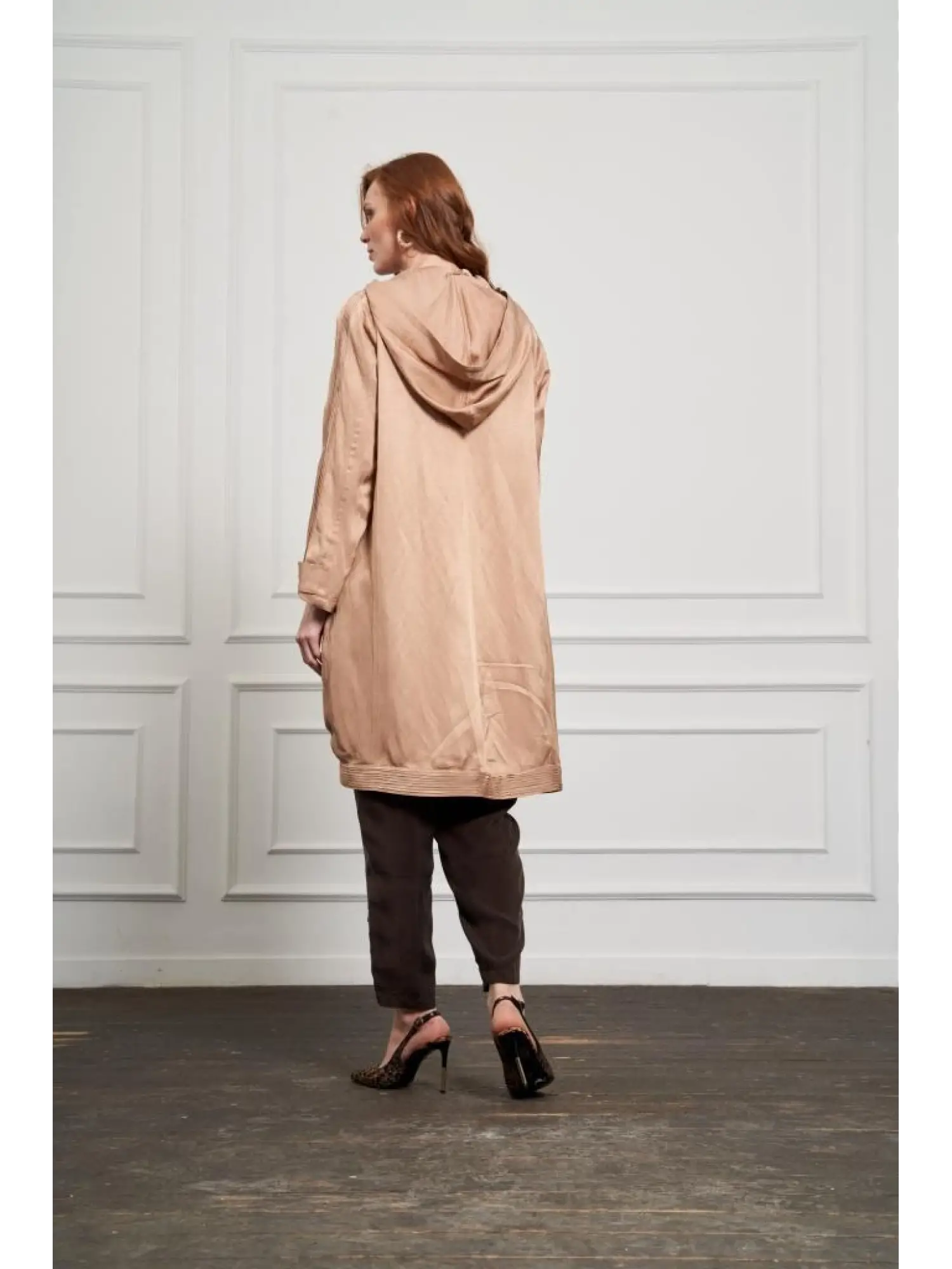 Misswhence Kolları Nervürlü Chanel Keten Kap 37404